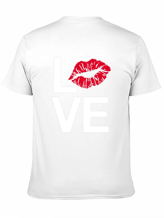 LOVE Lips Graphic Tee - Black