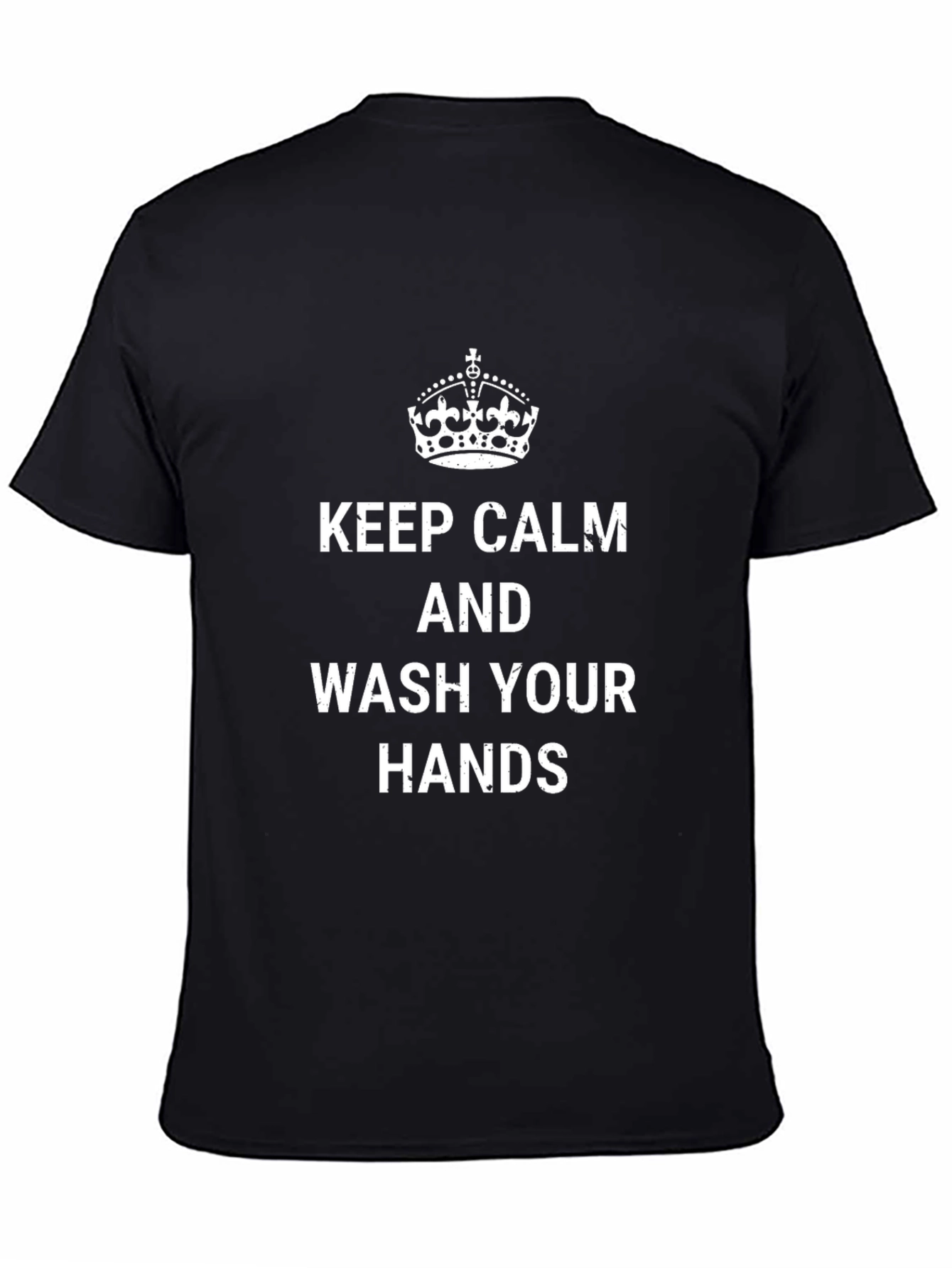 Keep Calm & Wash Hands Novelty T-Shirt