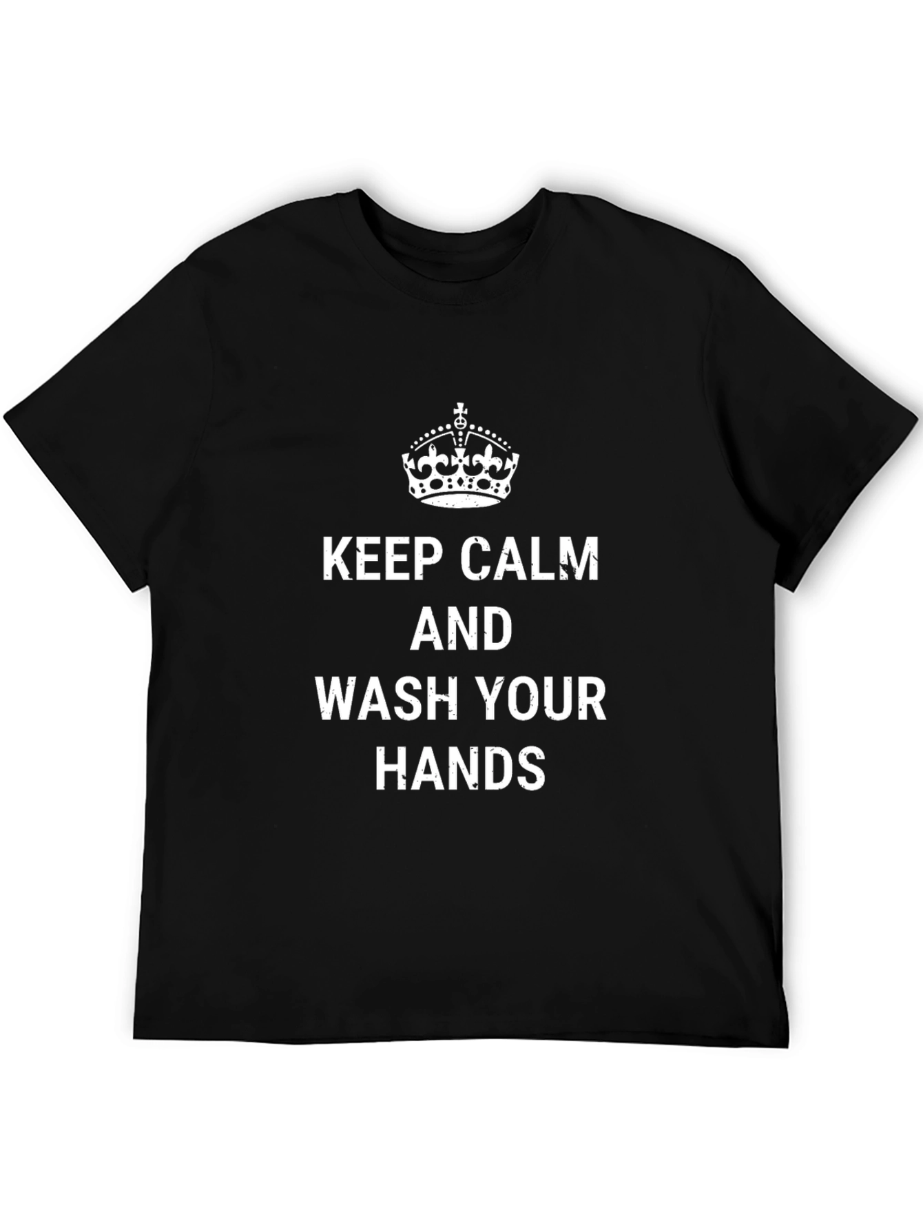 Keep Calm & Wash Hands Novelty T-Shirt