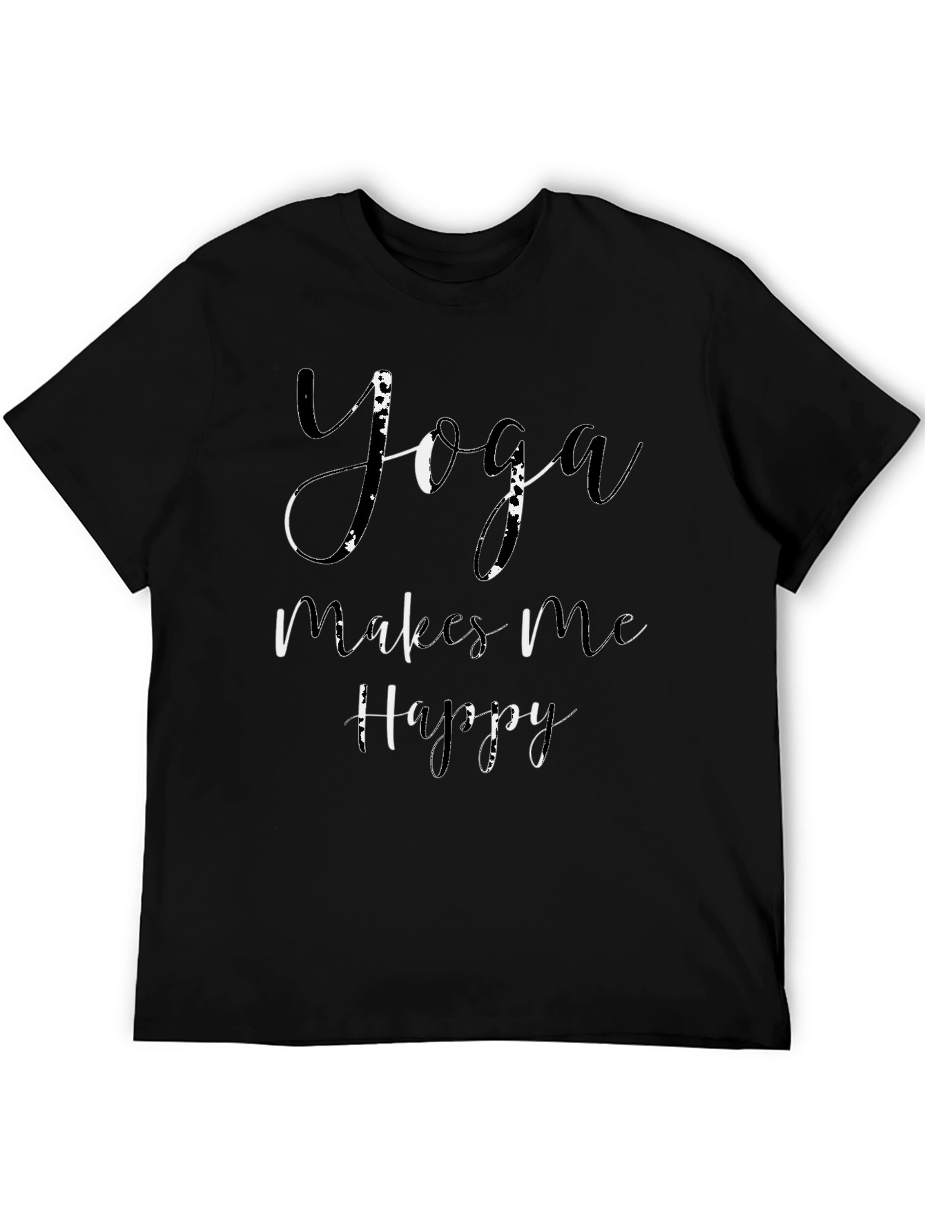 Yoga Makes Me Happy Graphic Tee