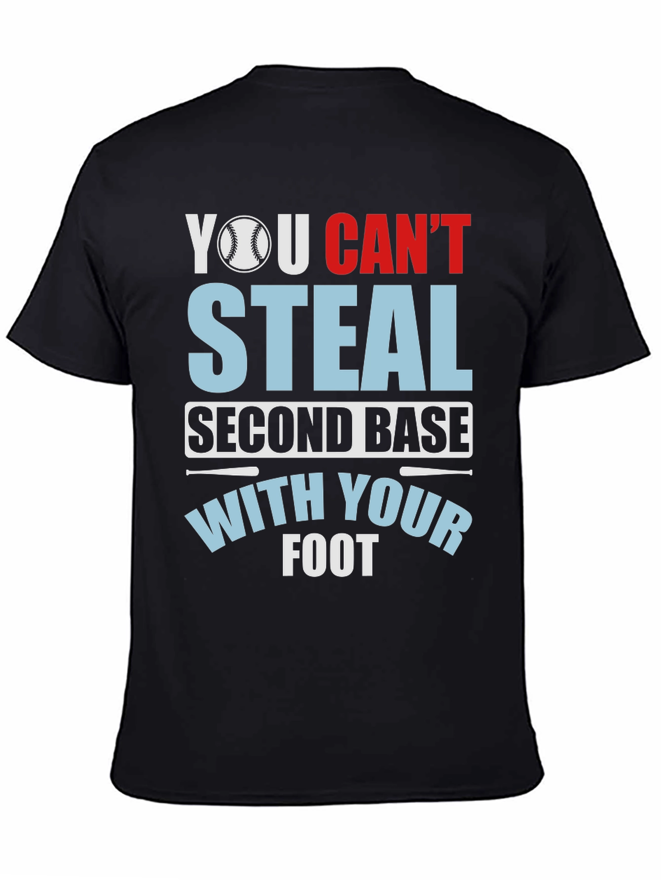 Baseball Steal Second Base T-Shirt