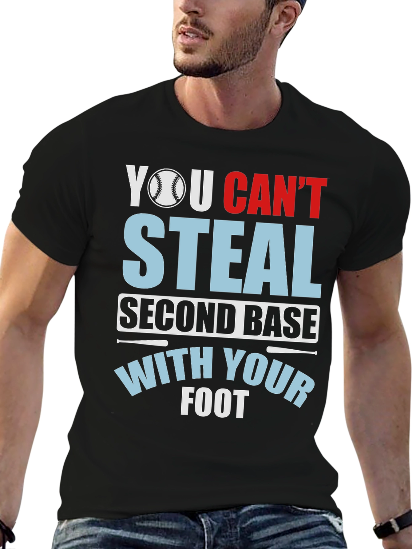 Baseball Steal Second Base T-Shirt