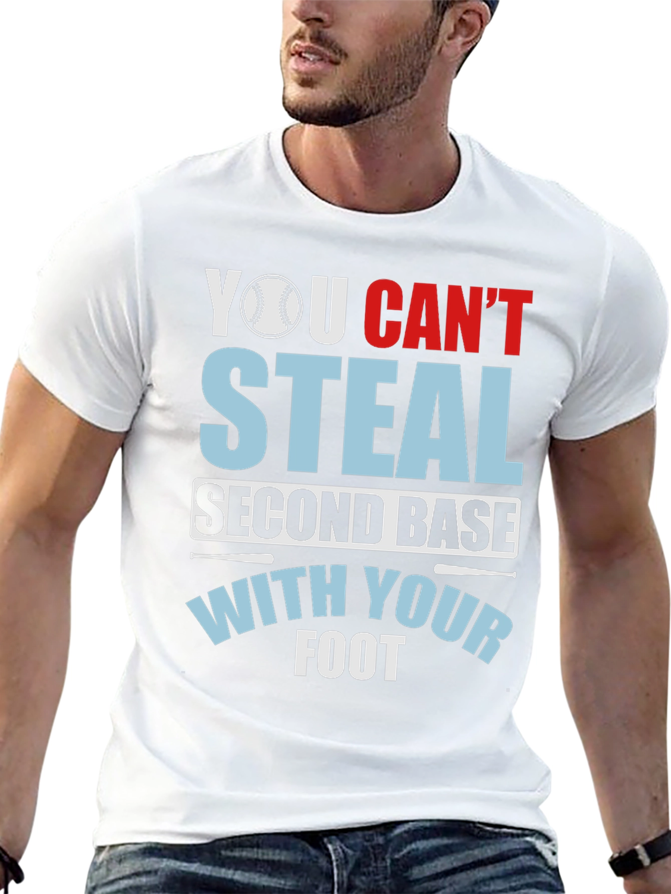 Baseball Steal Second Base T-Shirt