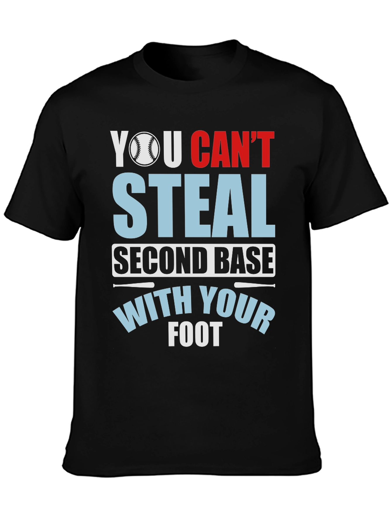 Baseball Steal Second Base T-Shirt
