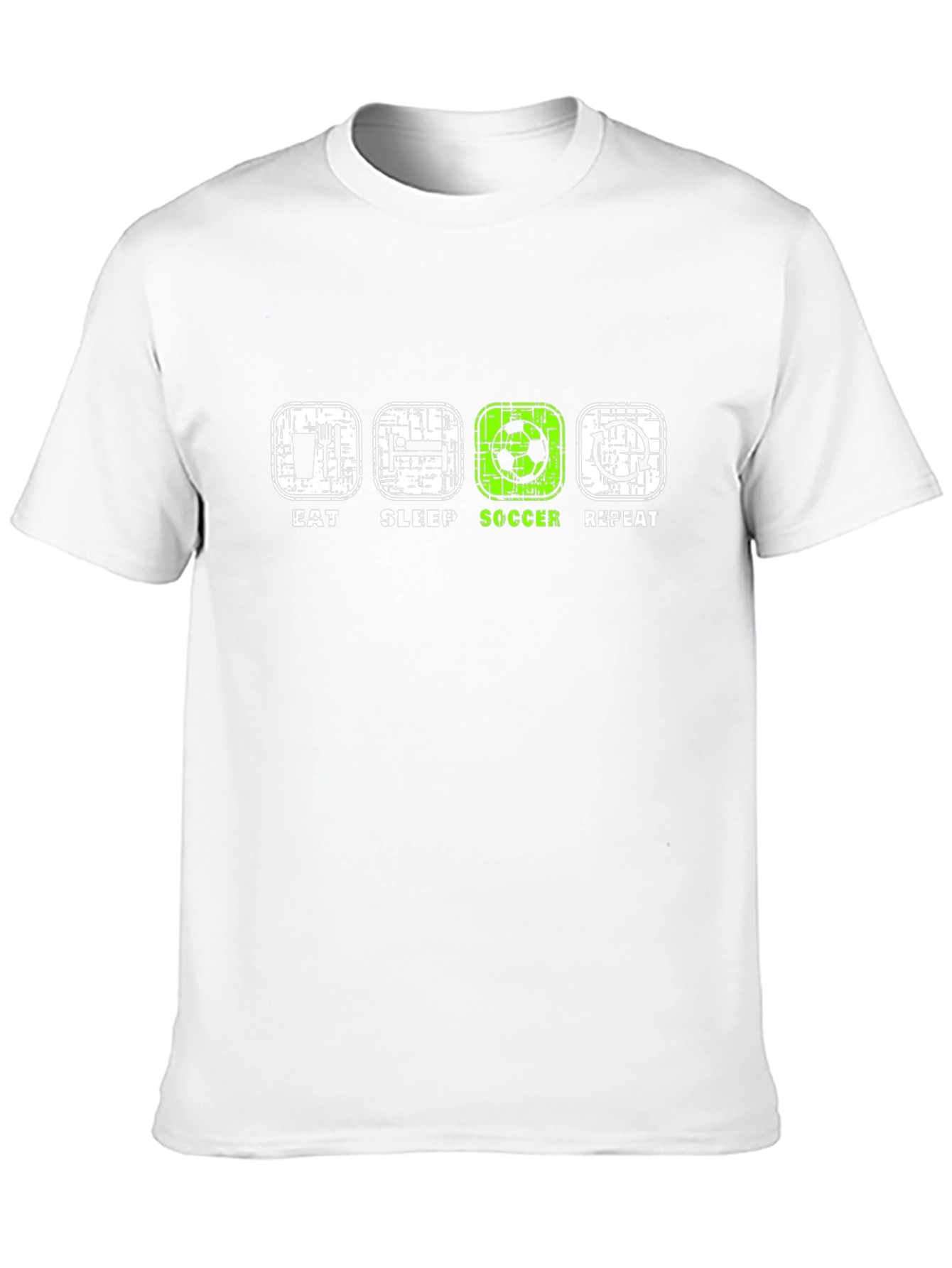 Eat Sleep Soccer Repeat Black T-Shirt