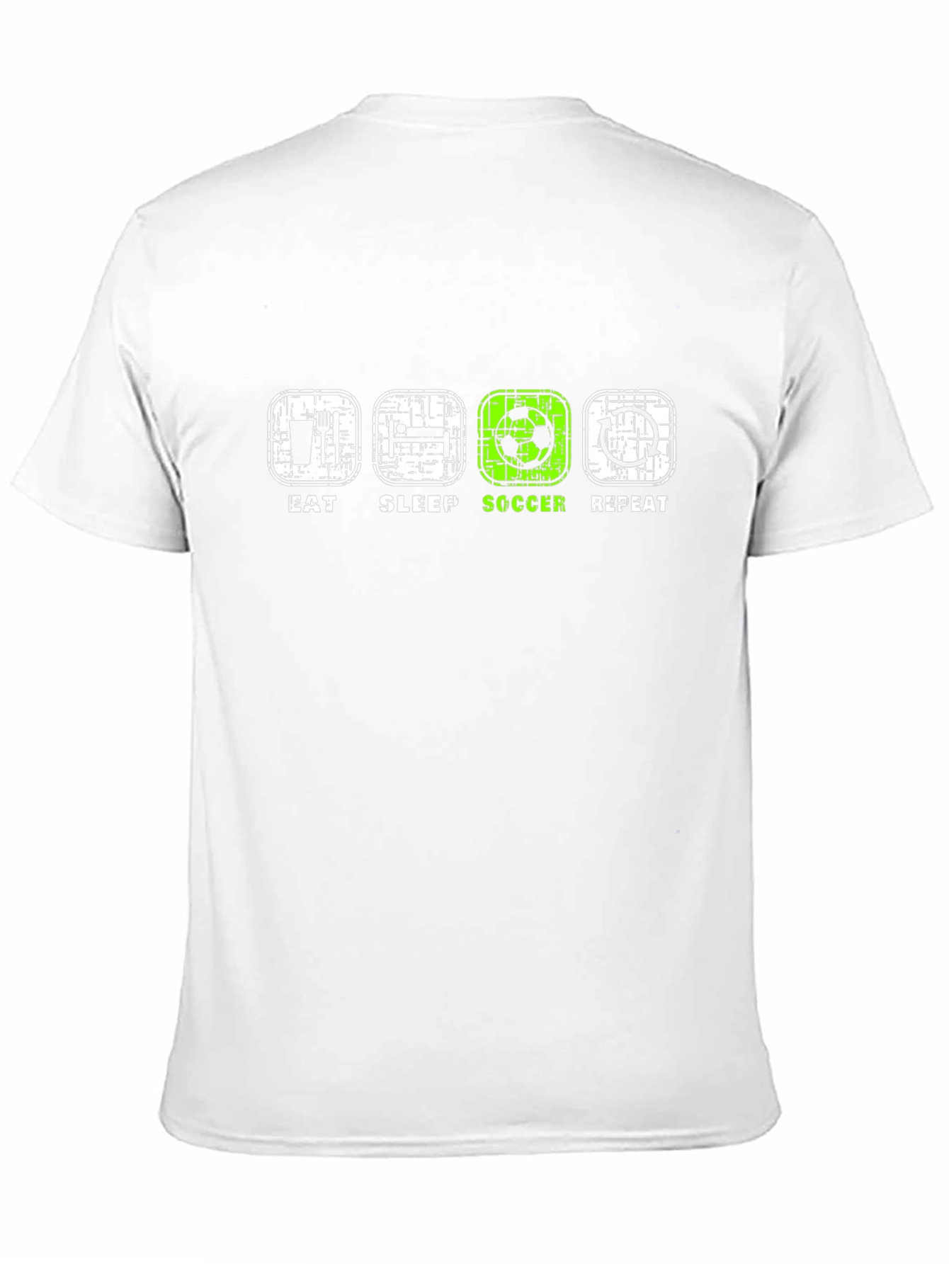 Eat Sleep Soccer Repeat Black T-Shirt