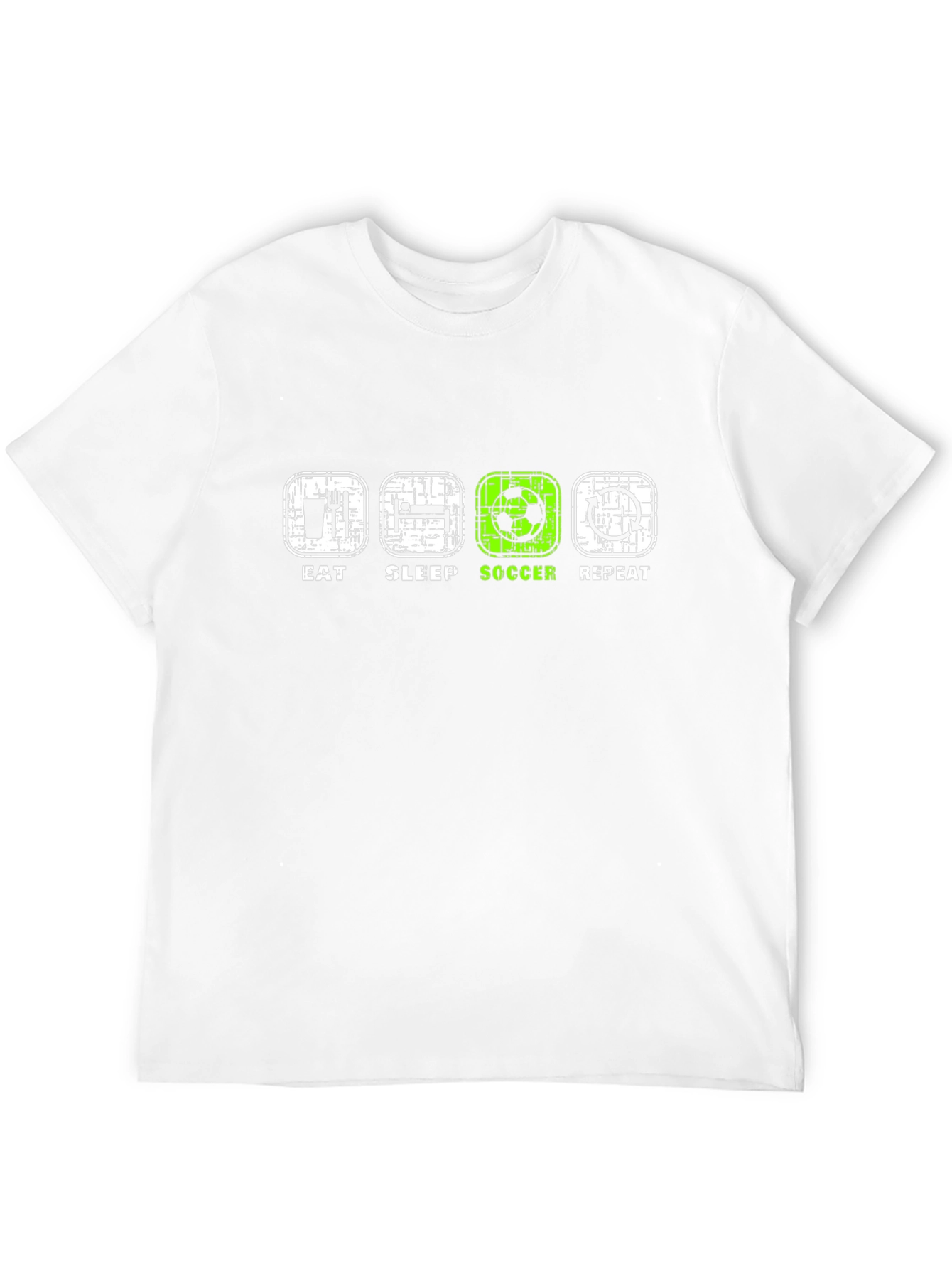 Eat Sleep Soccer Repeat Black T-Shirt
