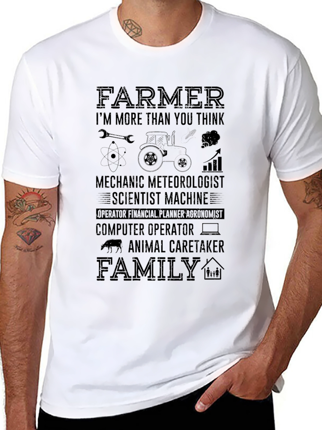 Farmer More Than You Think Graphic Tee