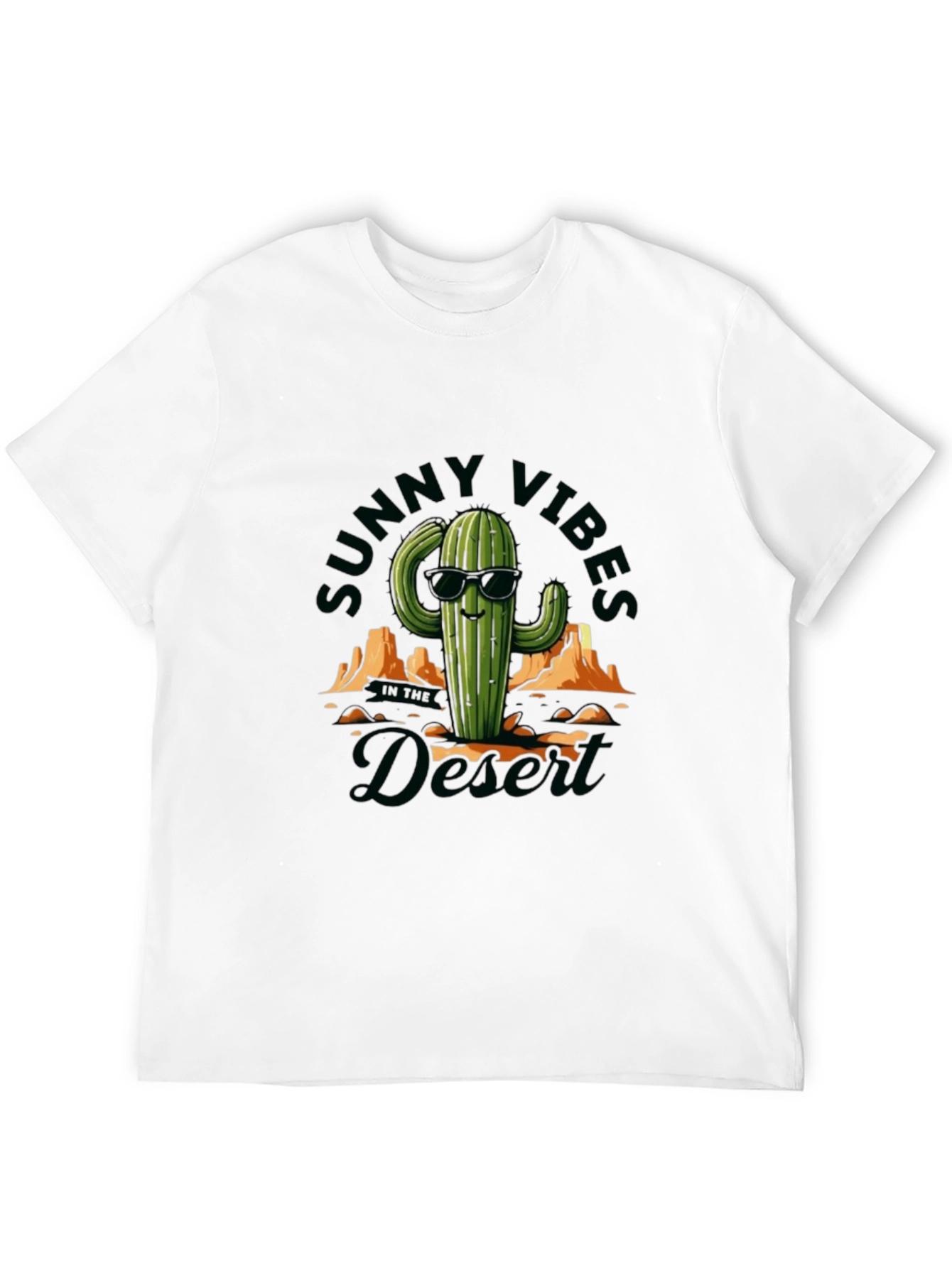 Sunny Vibes Desert Cactus Graphic Tee