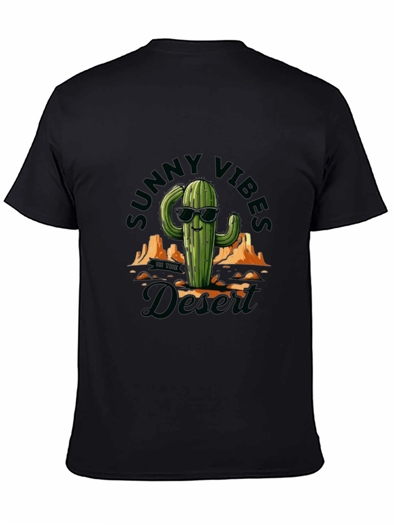 Sunny Vibes Desert Cactus Graphic Tee