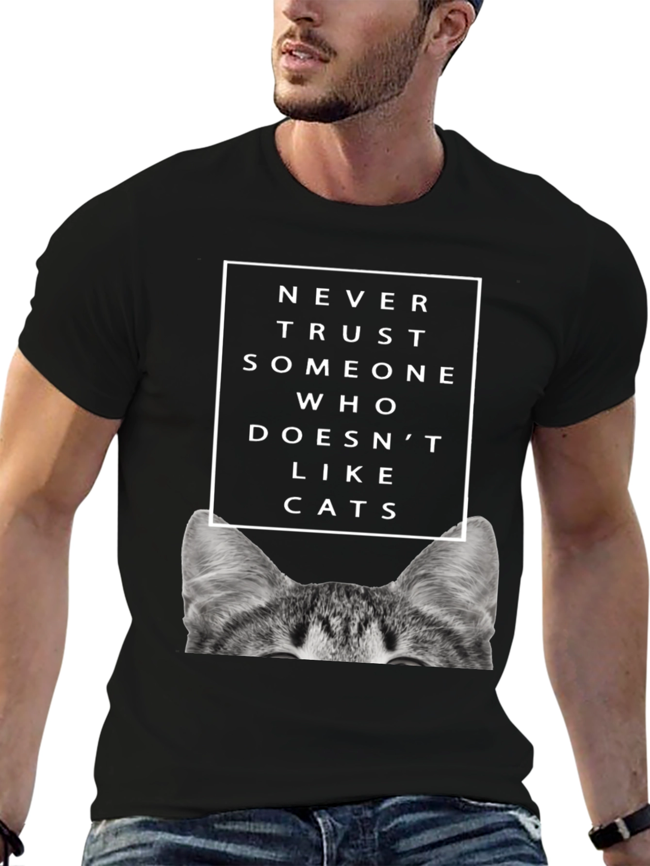 Never Trust Cats T-Shirt