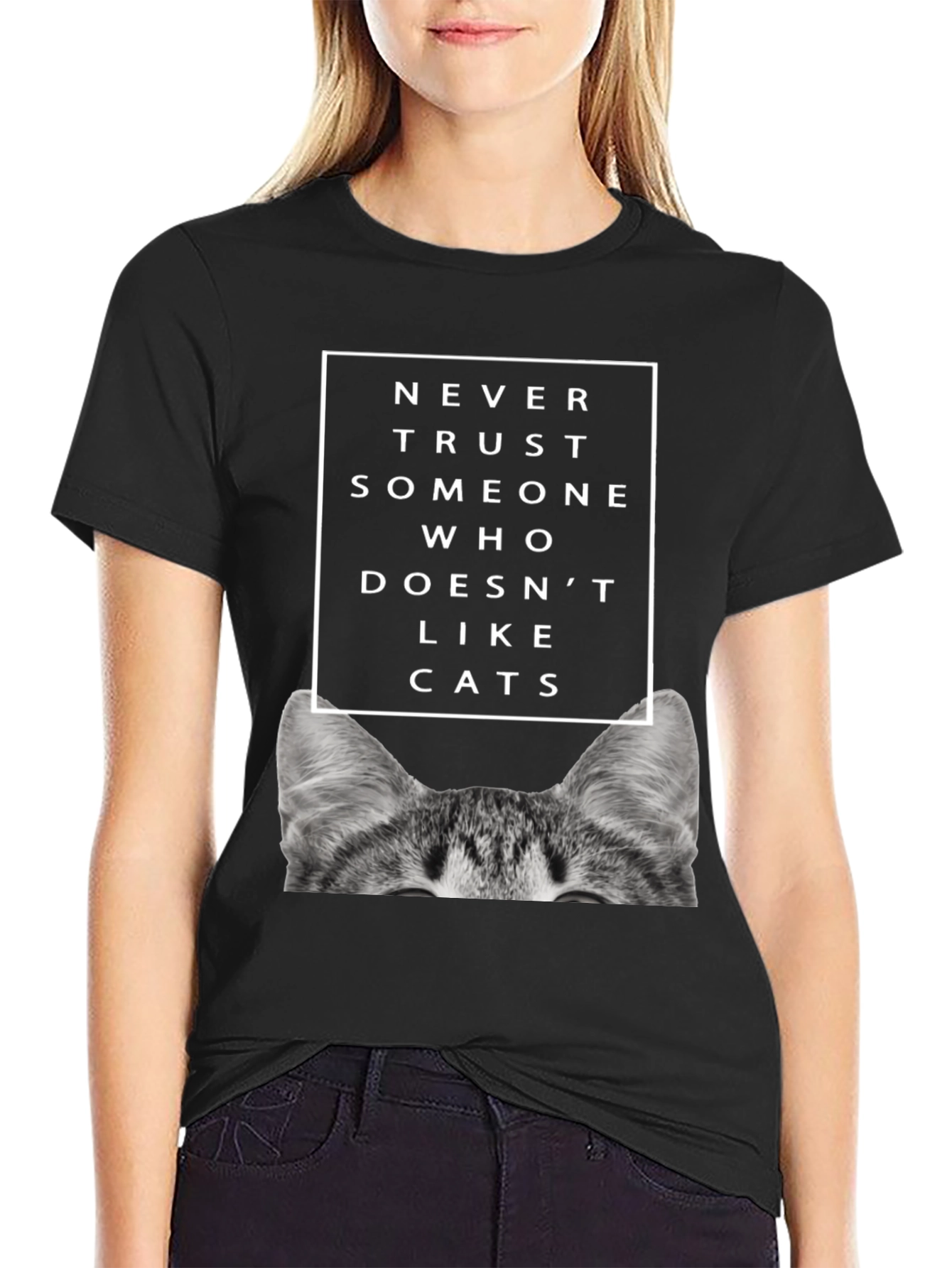 Never Trust Cats T-Shirt
