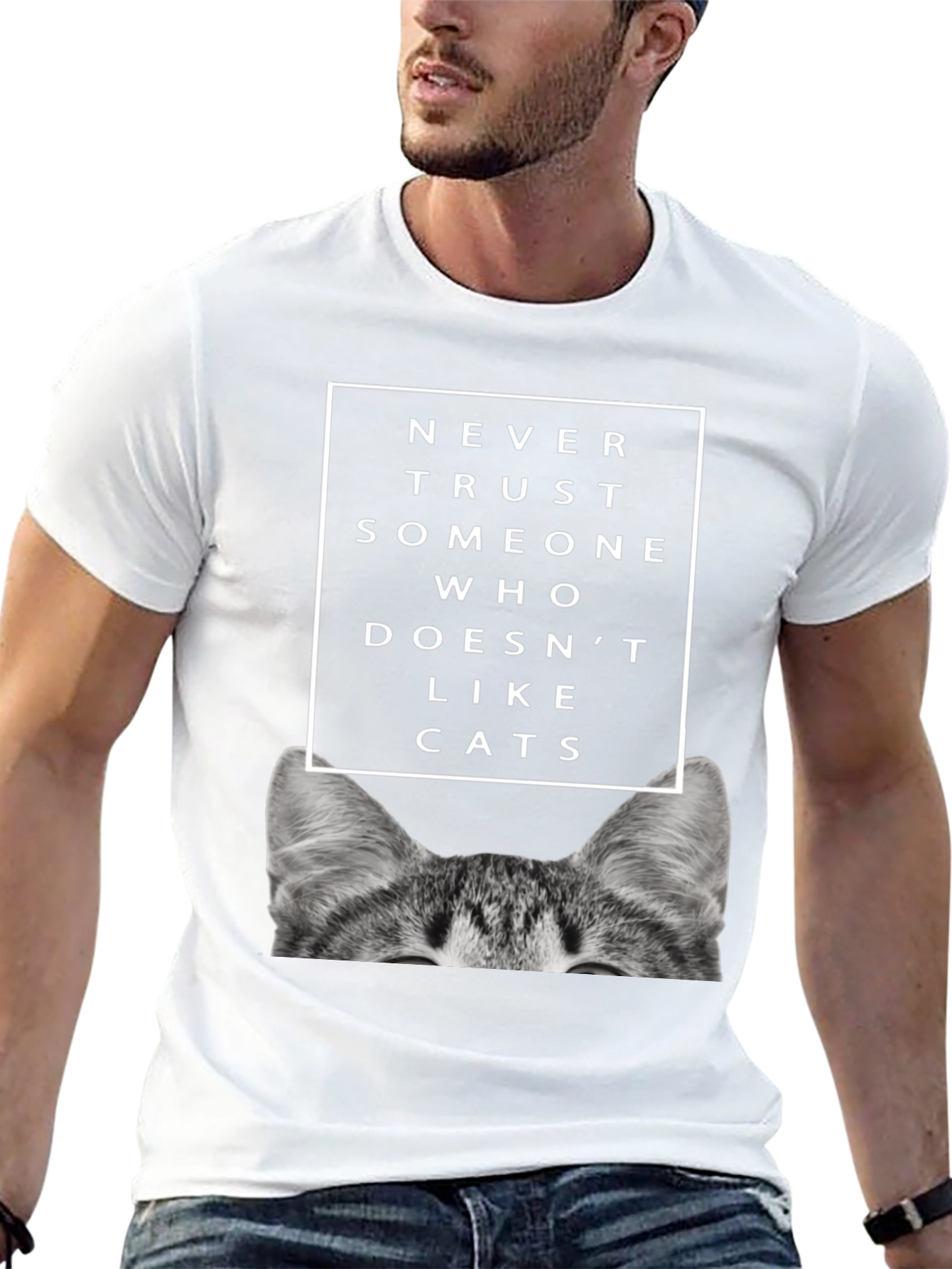 Never Trust Cats T-Shirt