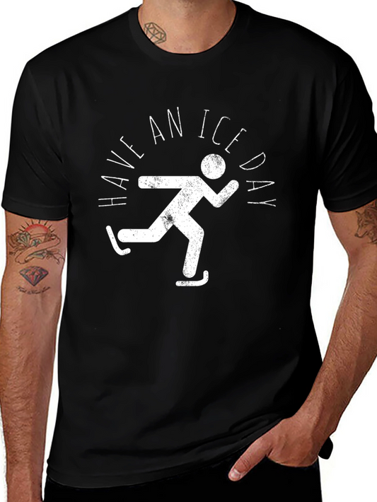 Have an Ice Day T-Shirt - Black Graphic Tee