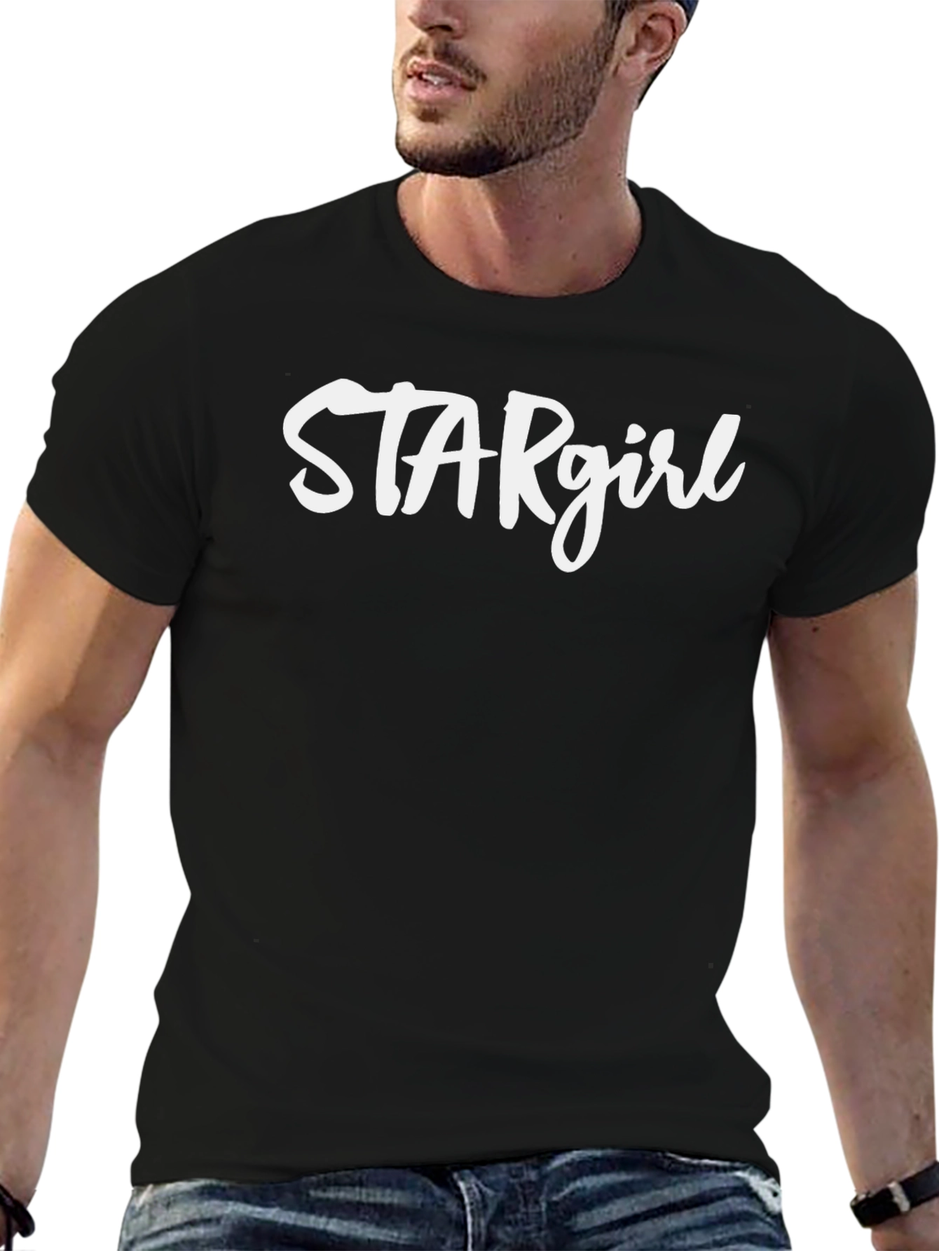 Stargirl Black T-Shirt - Modern Graphic Tee
