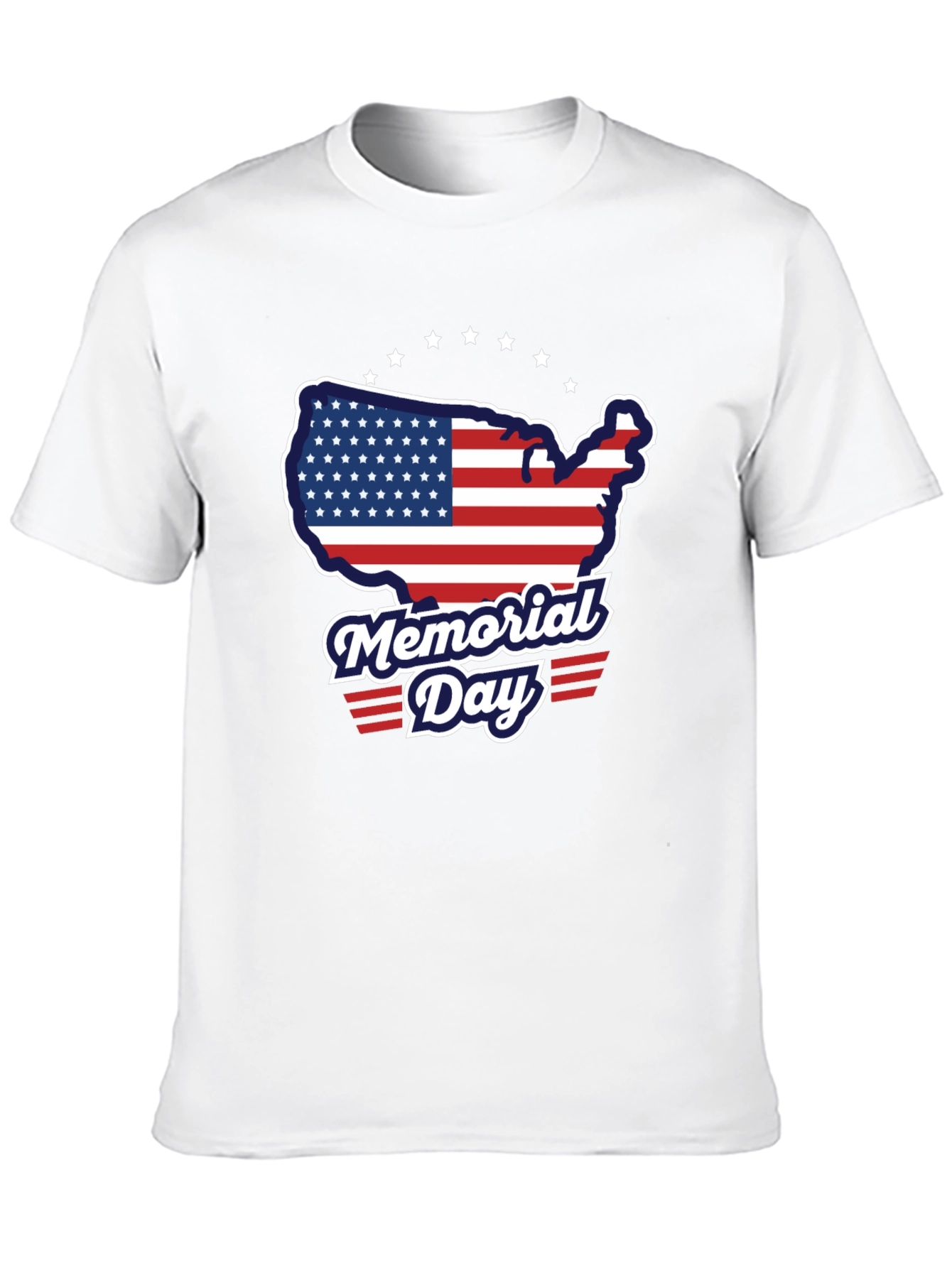 Memorial Day USA Flag Graphic T-Shirt