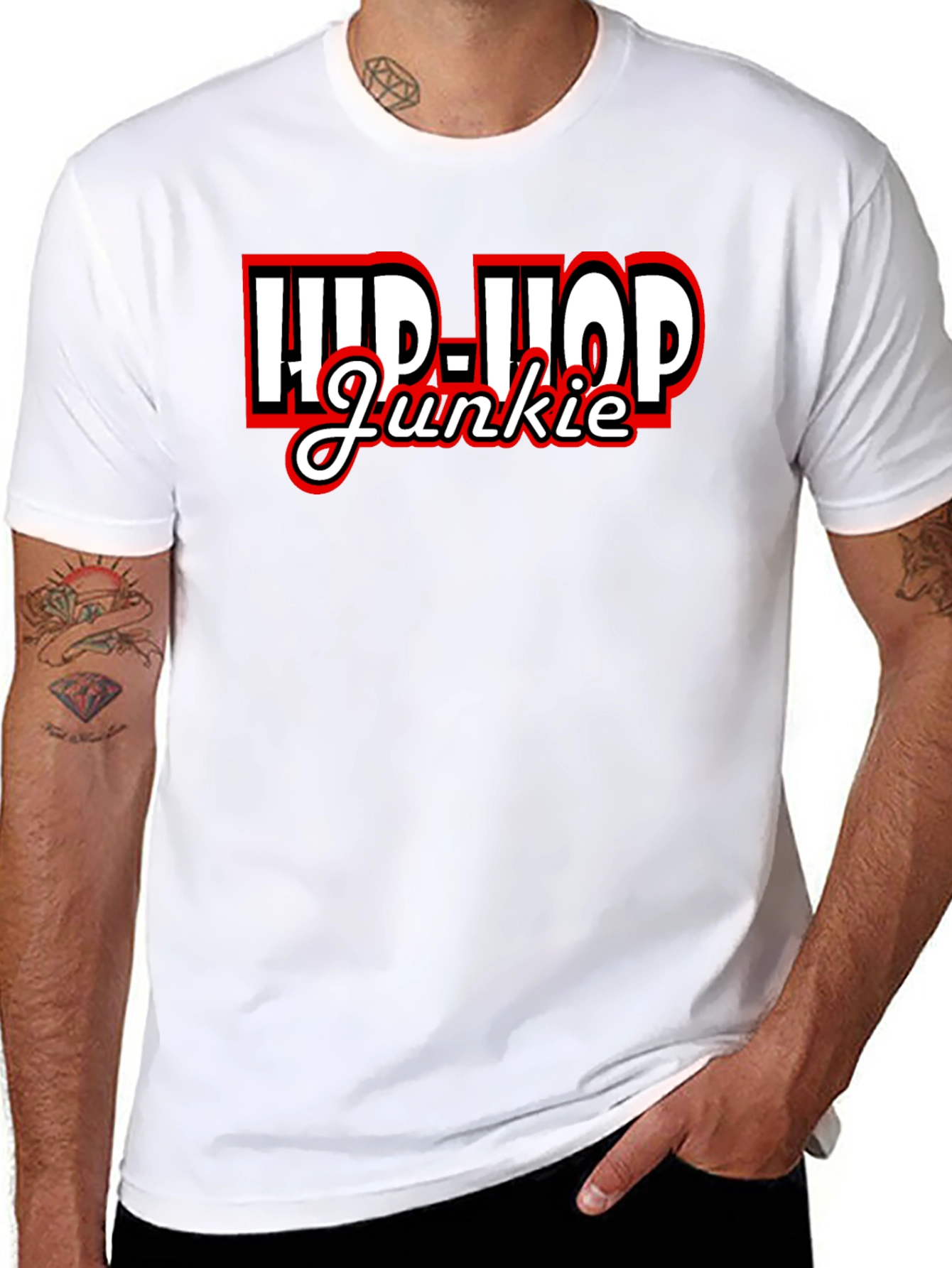 Hip-Hop Junkie Graphic Tee