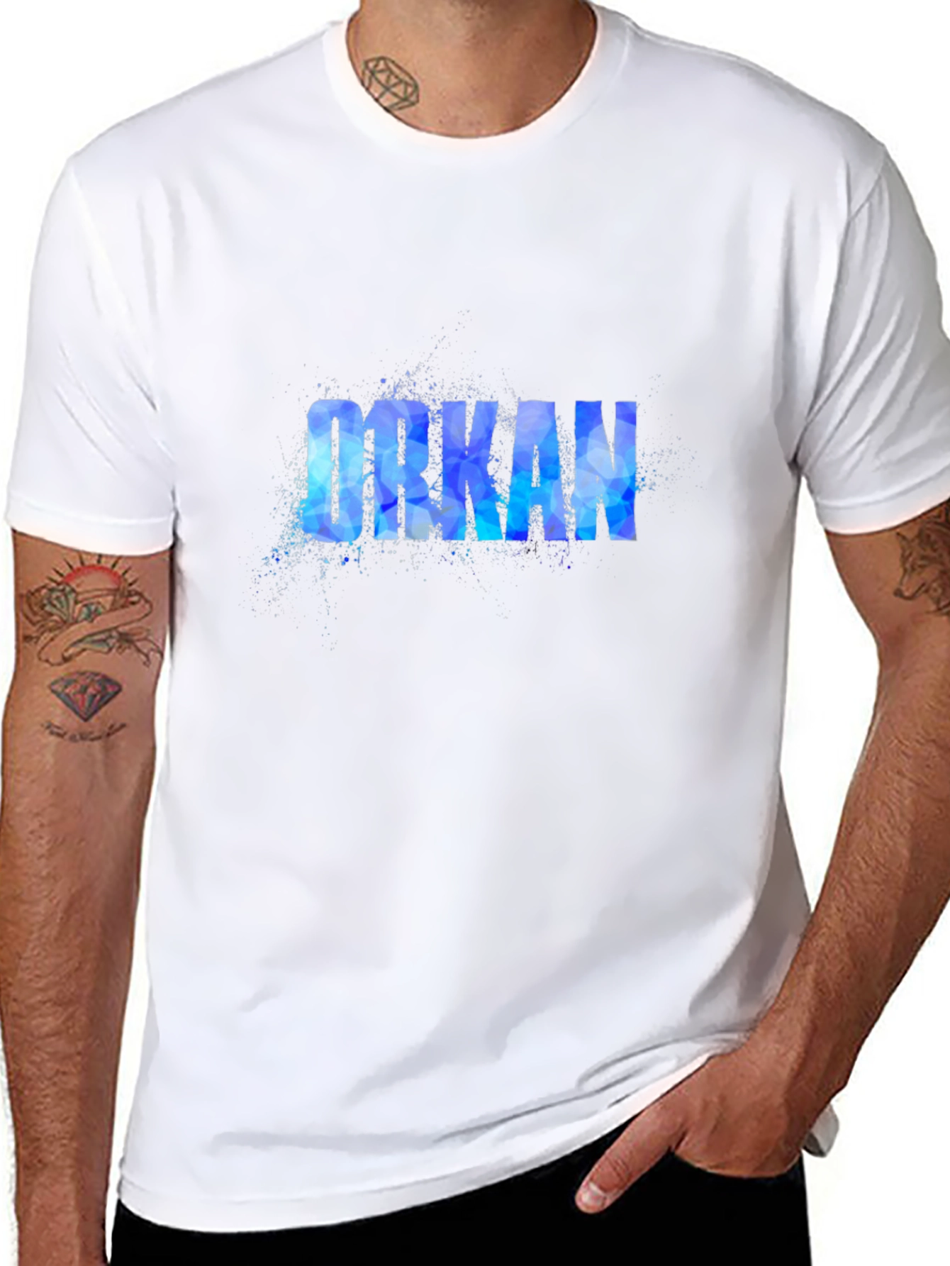 Orkan Black T-Shirt - Graphic Print Tee