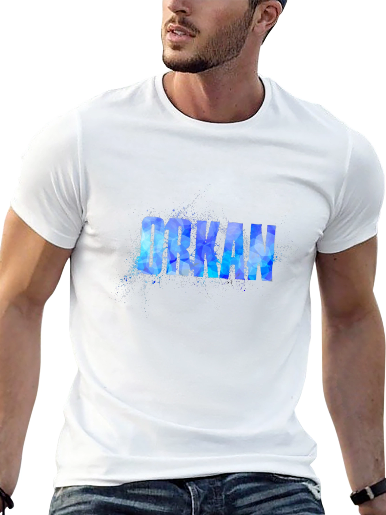 Orkan Black T-Shirt - Graphic Print Tee