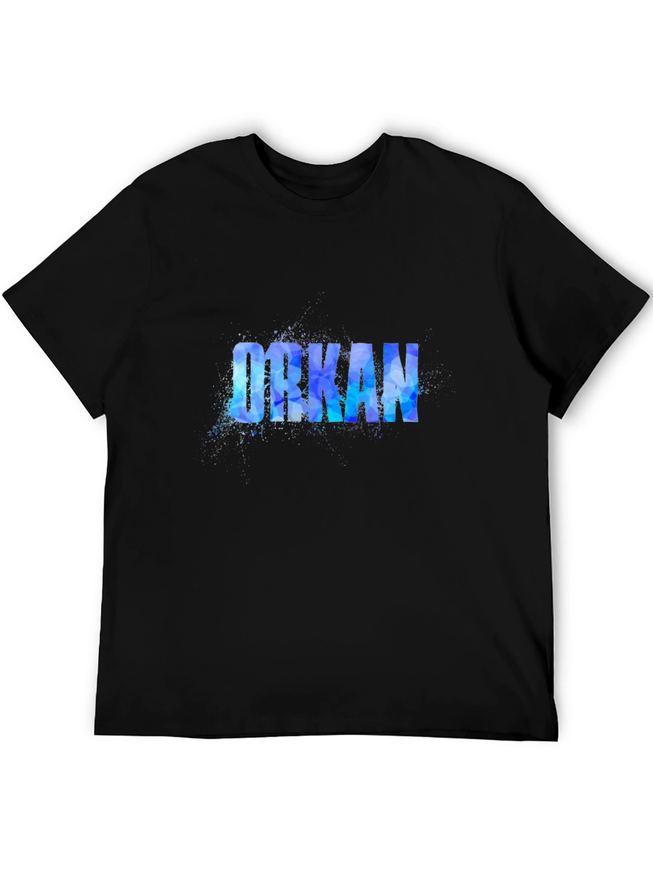 Orkan Black T-Shirt - Graphic Print Tee