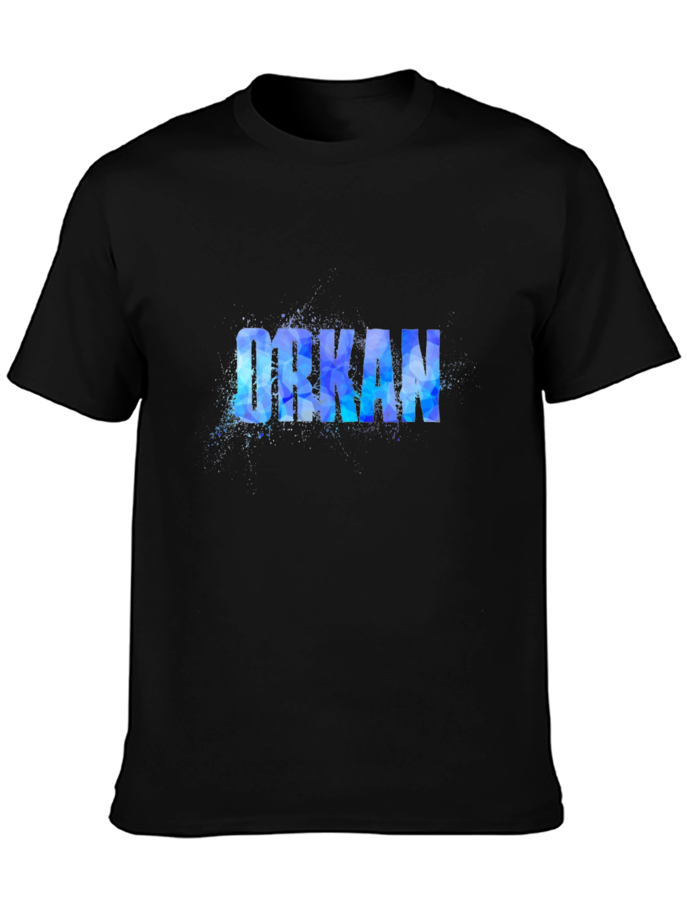 Orkan Black T-Shirt - Graphic Print Tee