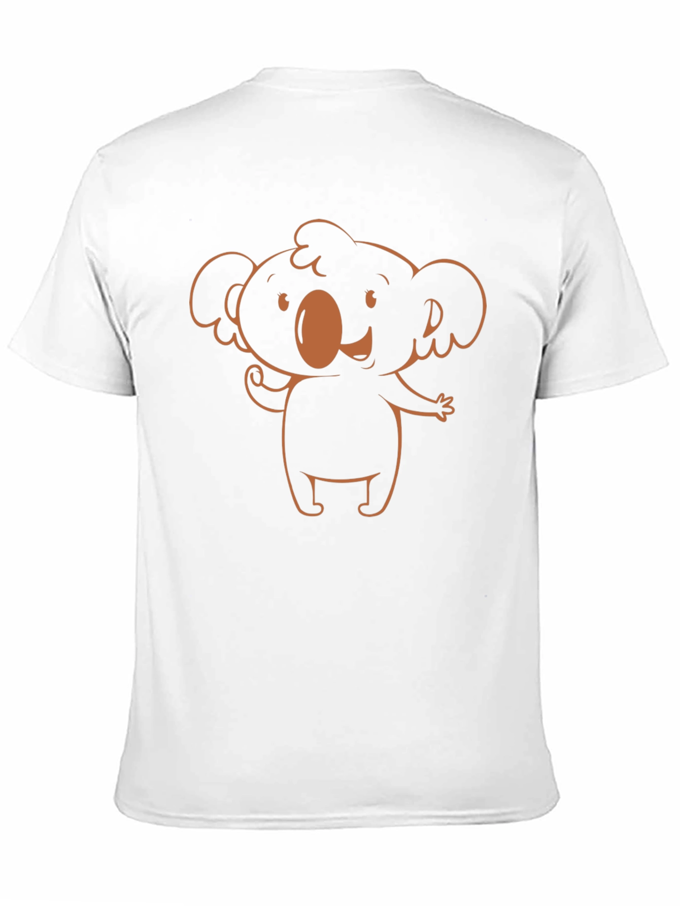 Cute Koala Graphic Tee - Black