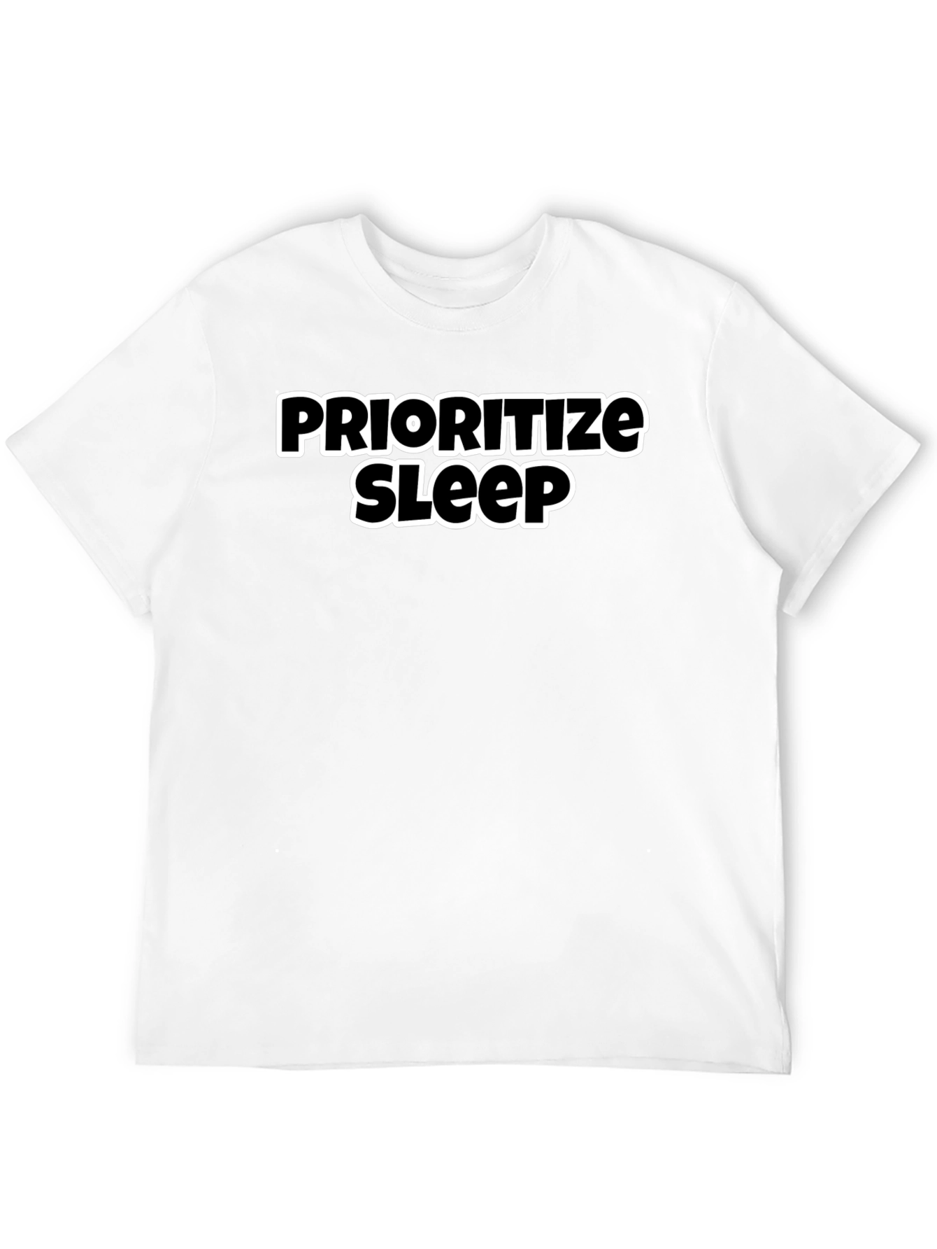 Prioritize Sleep Black Graphic Tee