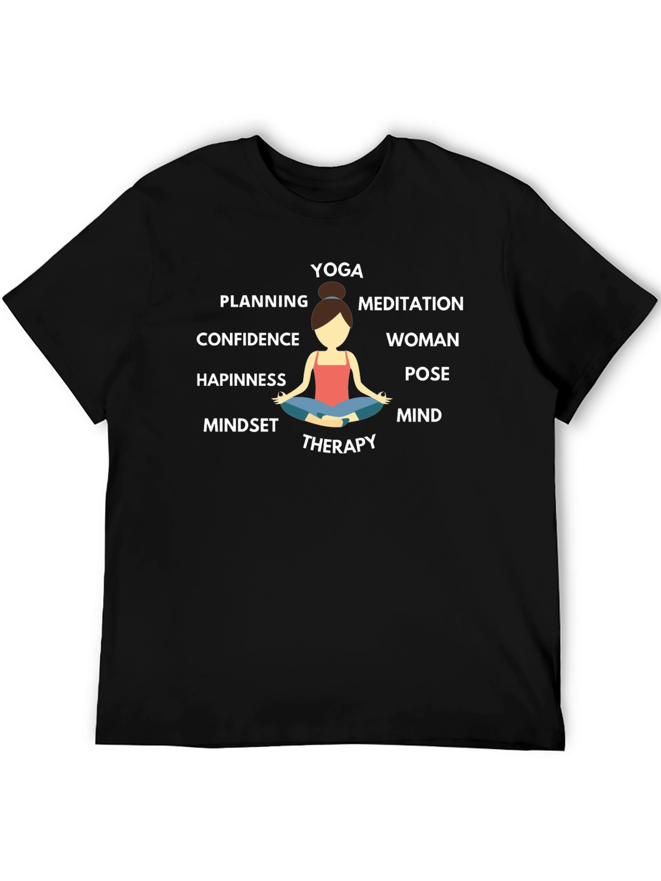 Yoga Woman Meditation T-Shirt