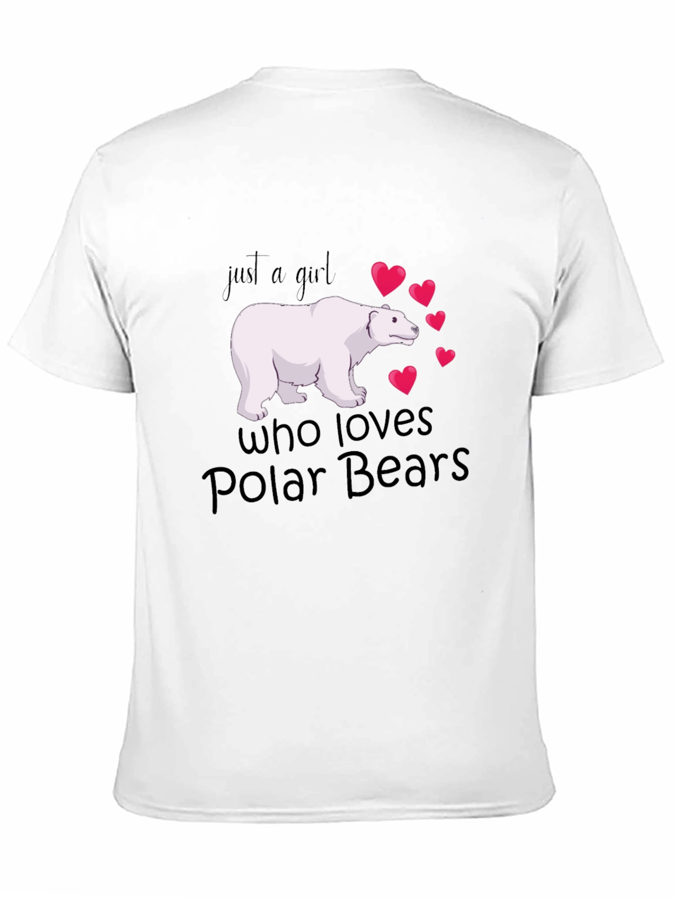 Polar Bear Lover Black T-Shirt