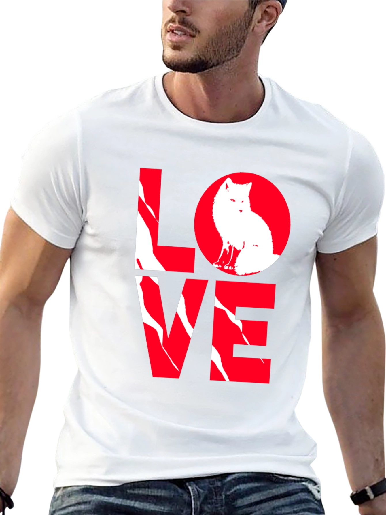 Love Fox T-Shirt - Unique Graphic Tee