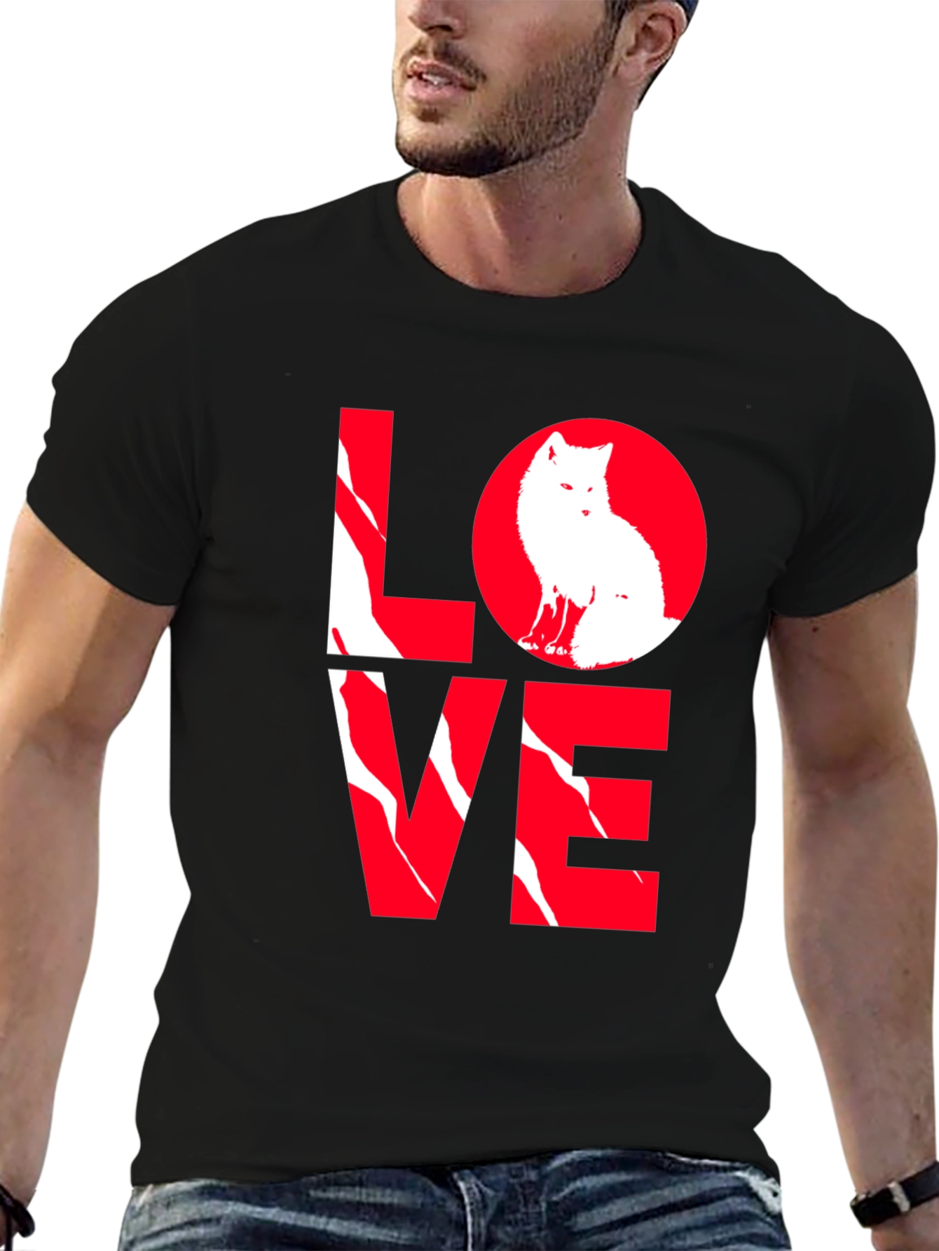 Love Fox T-Shirt - Unique Graphic Tee