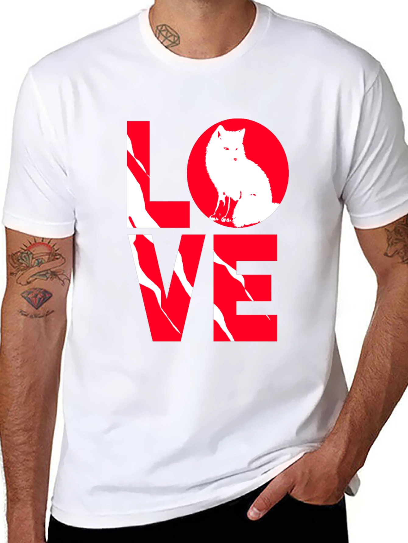 Love Fox T-Shirt - Unique Graphic Tee