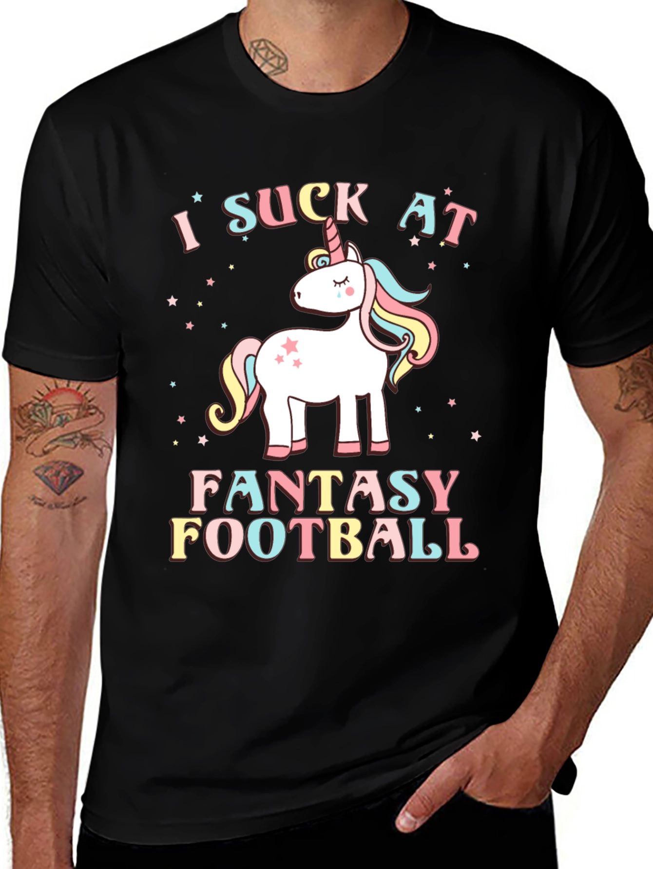 Fantasy Football Unicorn Graphic Tee