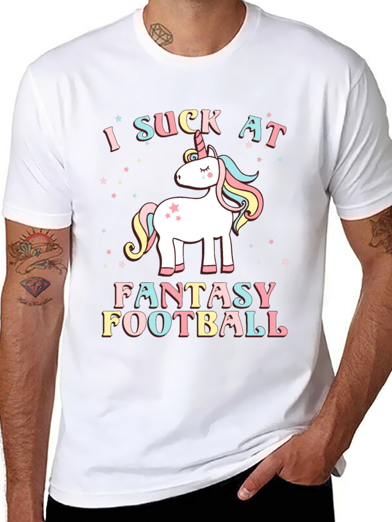 Fantasy Football Unicorn Graphic Tee