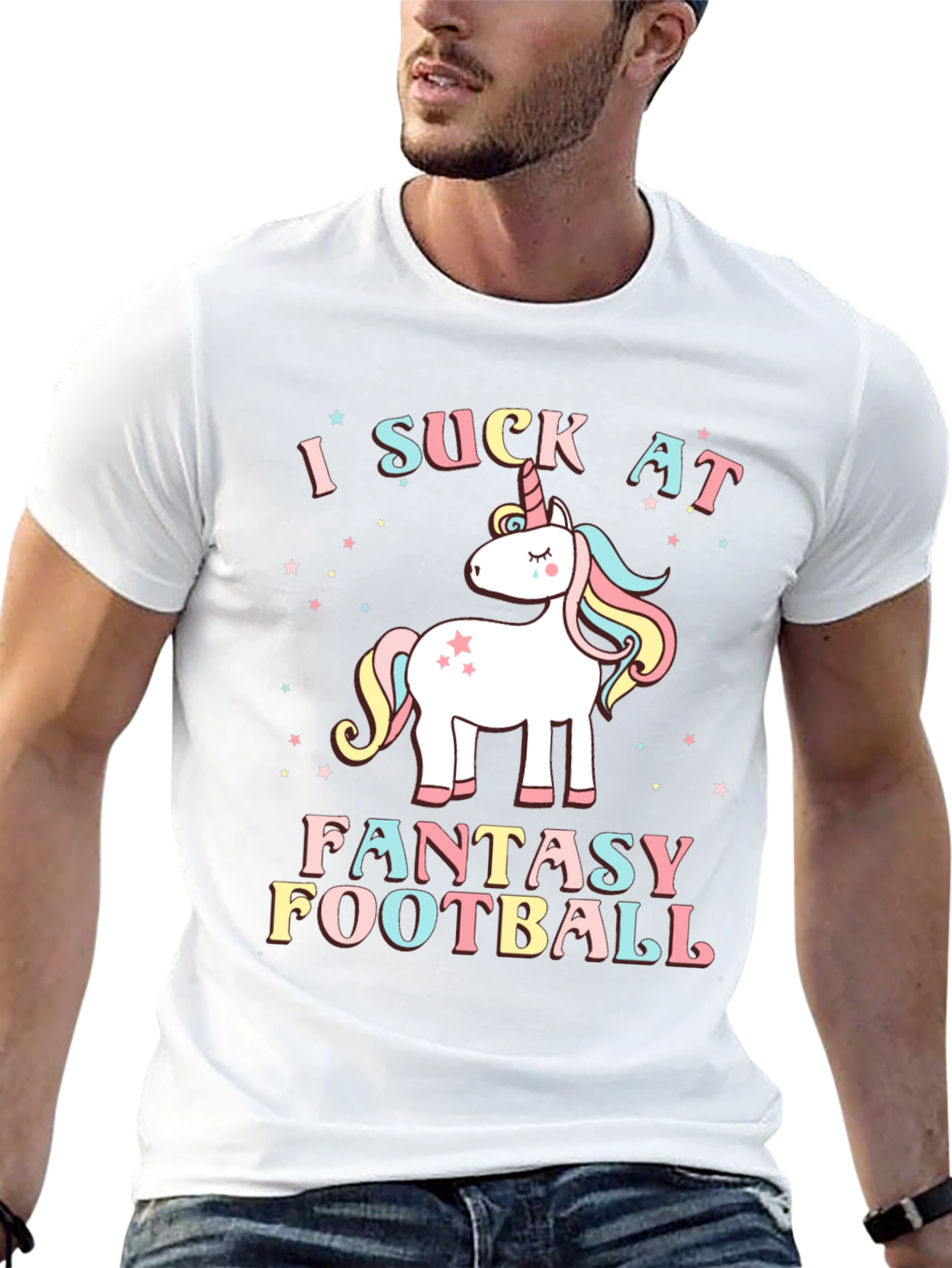 Fantasy Football Unicorn Graphic Tee