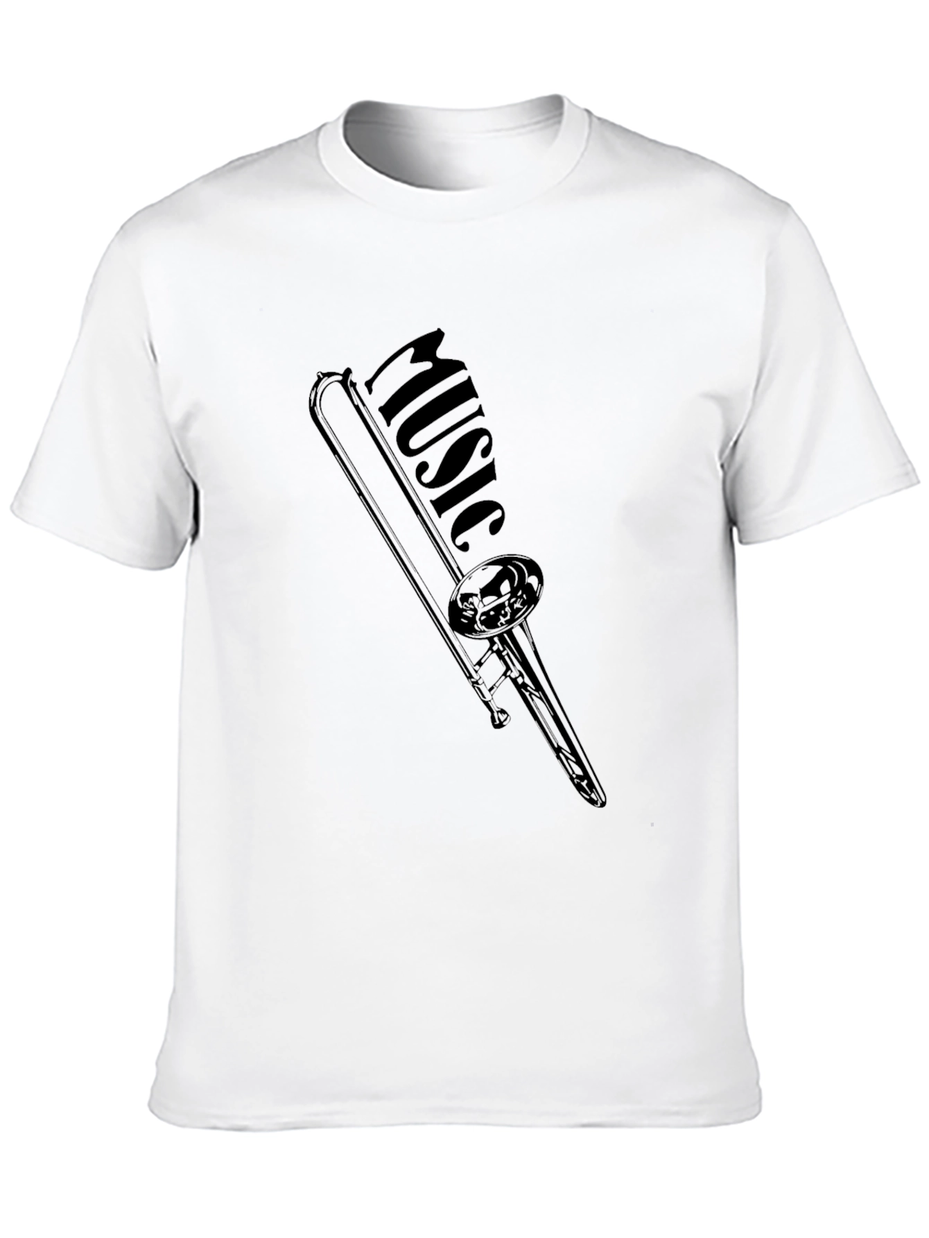Music Trombone Black T-Shirt
