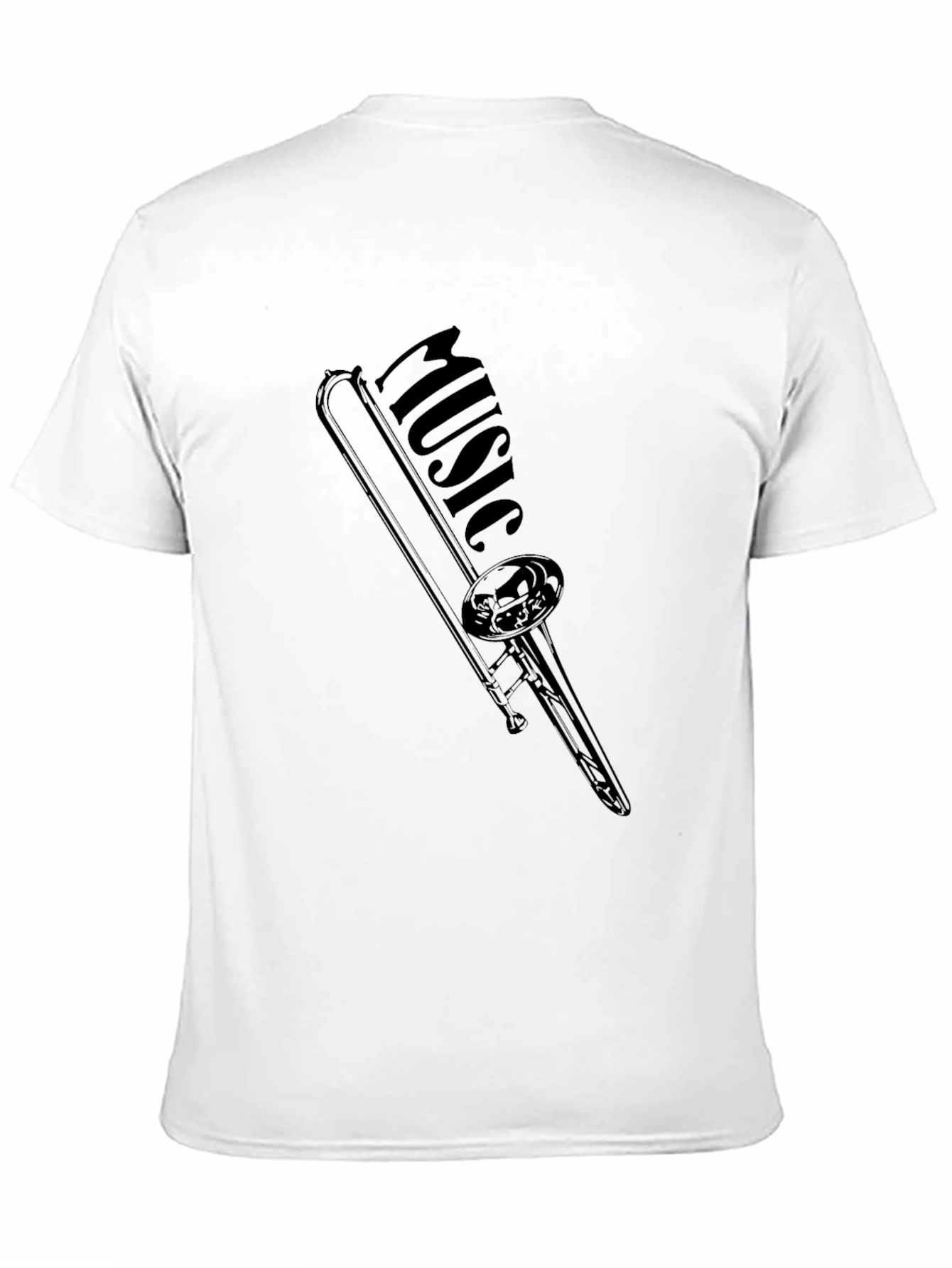 Music Trombone Black T-Shirt