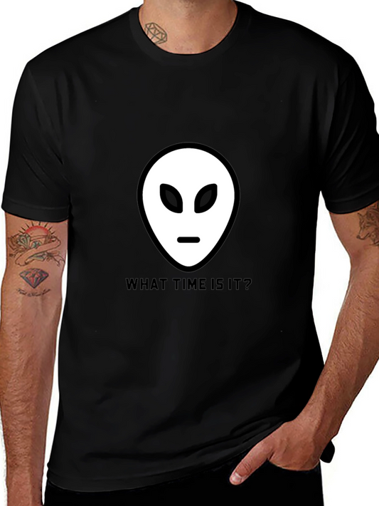 Alien Time T-Shirt - What Time Is It? Funny Graphic Tee