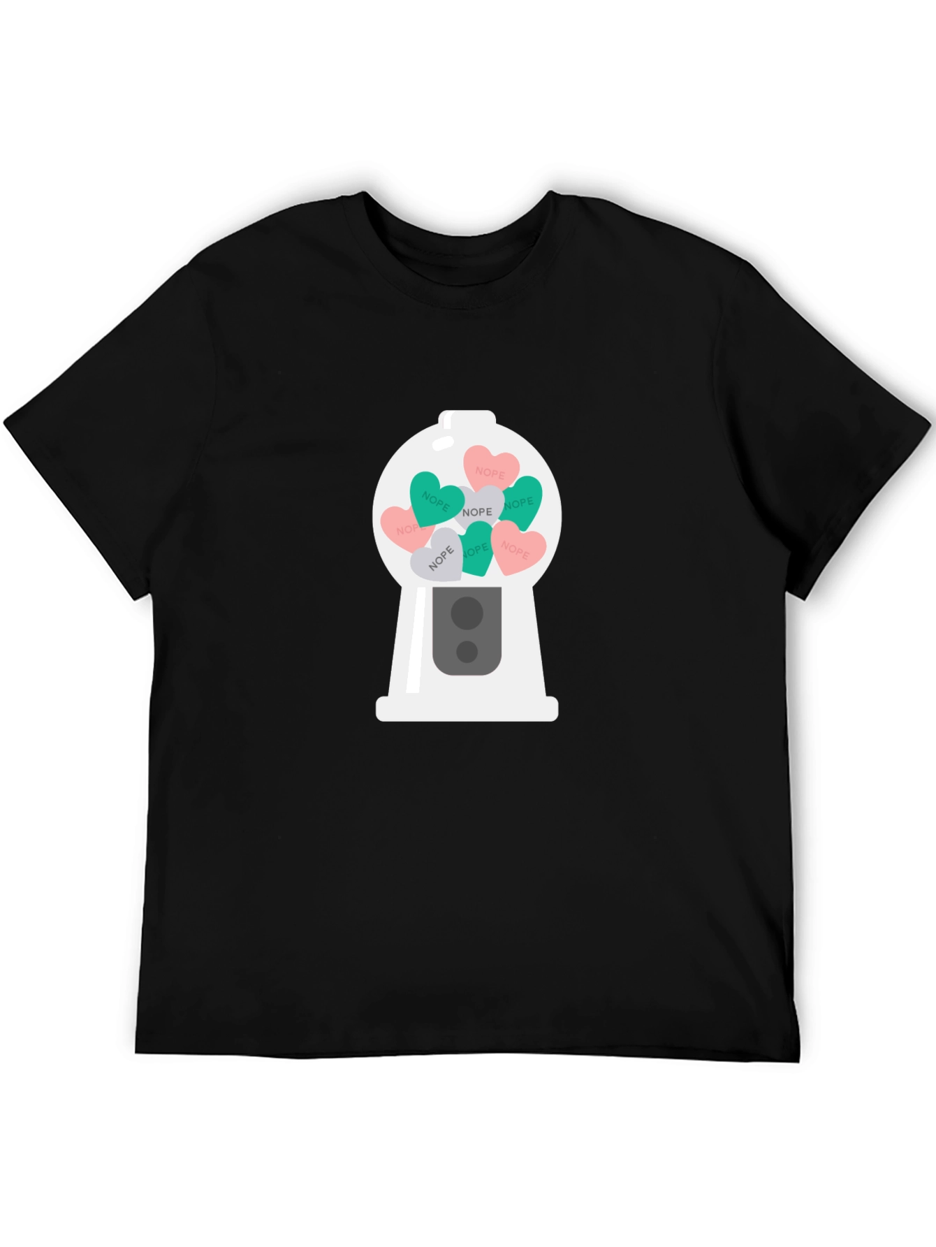 Novelty Nope Candy Heart Gumball Machine T-Shirt