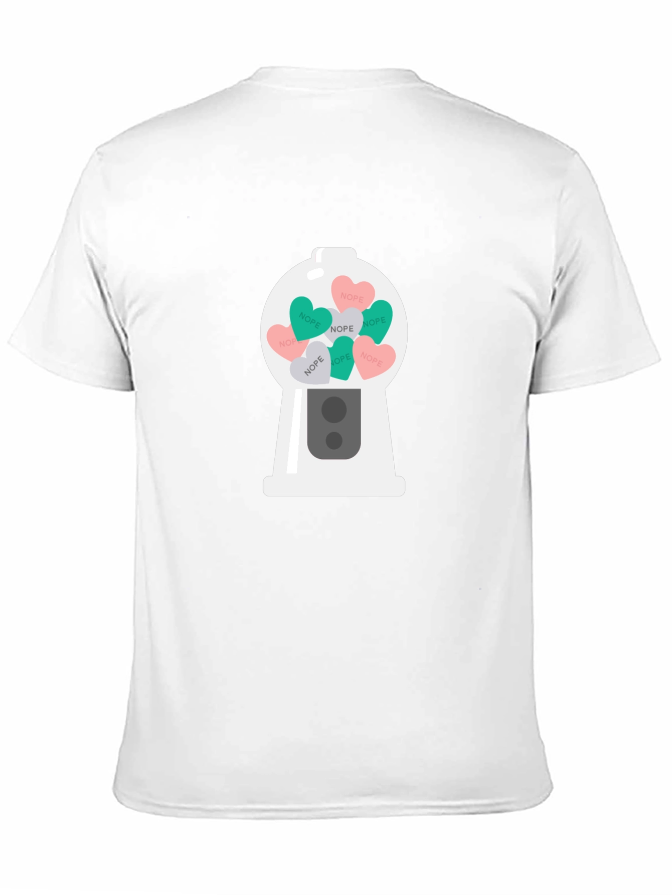 Novelty Nope Candy Heart Gumball Machine T-Shirt