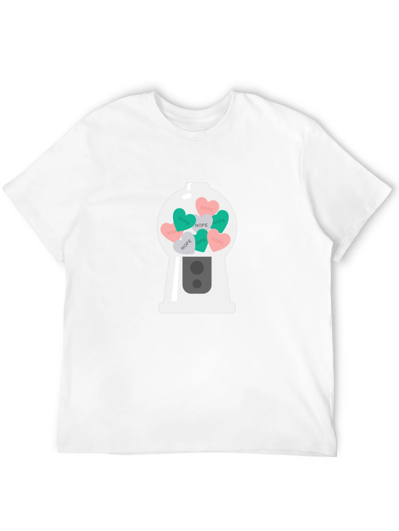 Novelty Nope Candy Heart Gumball Machine T-Shirt