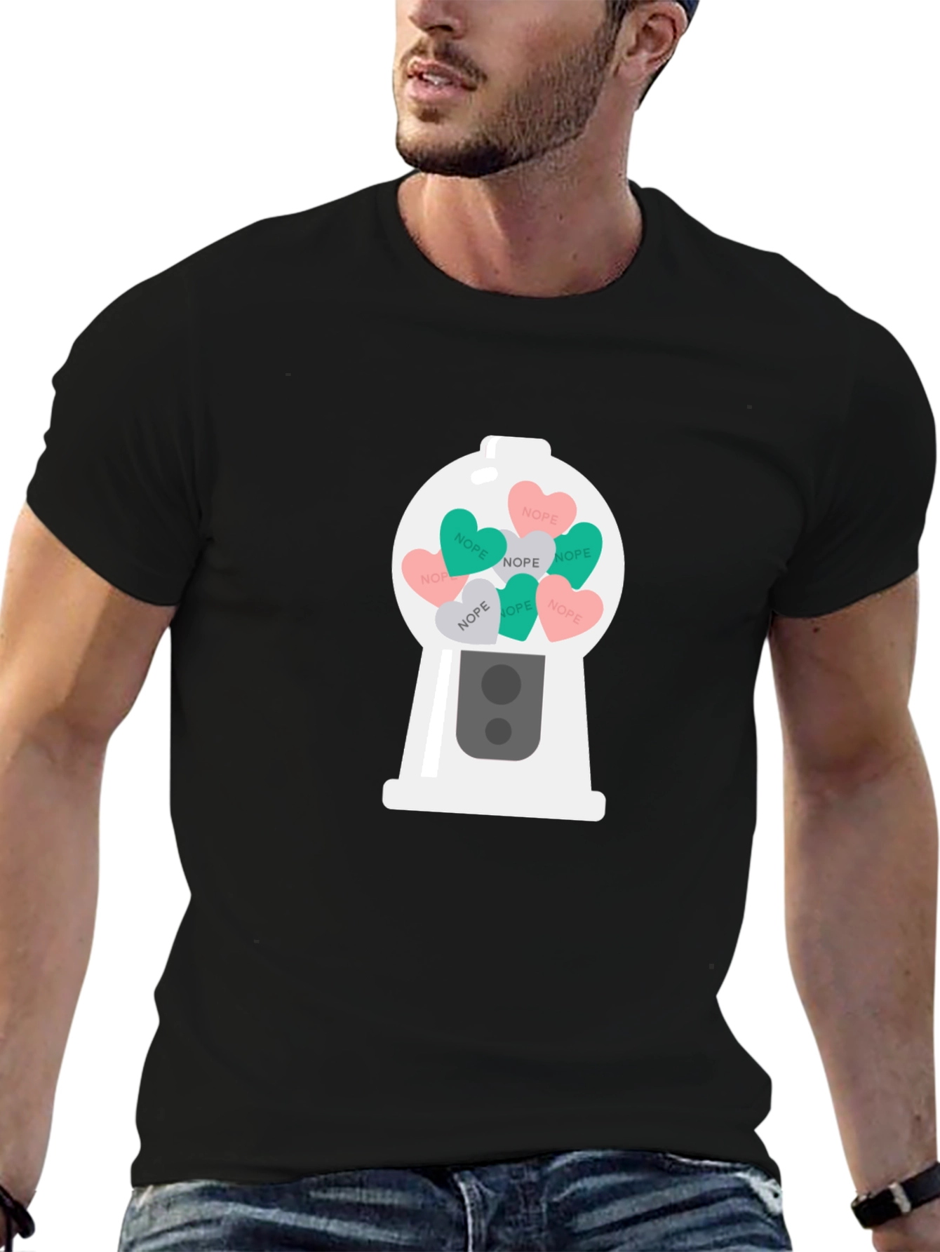 Novelty Nope Candy Heart Gumball Machine T-Shirt