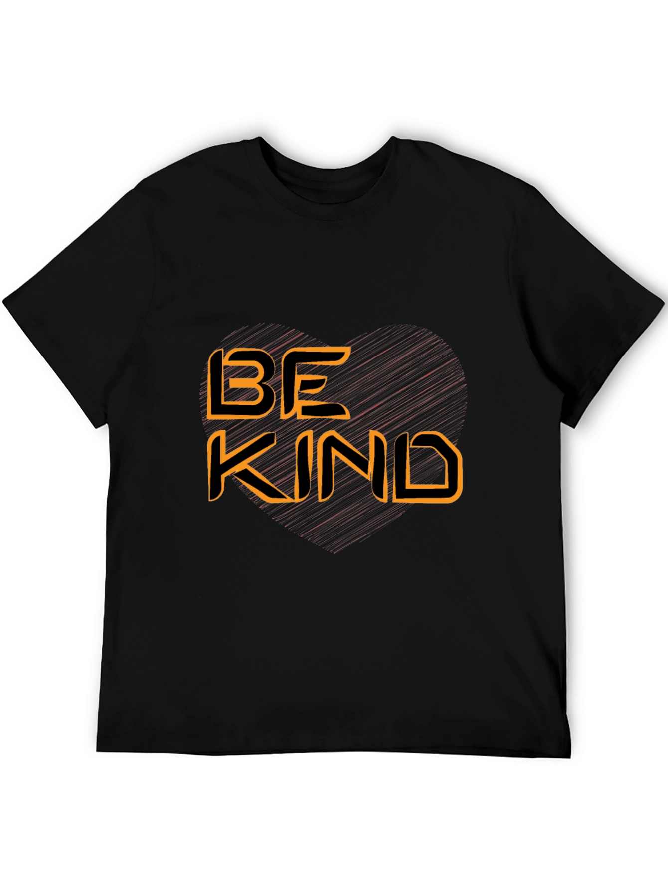 Be Kind Graphic Tee - Black Cotton Blend