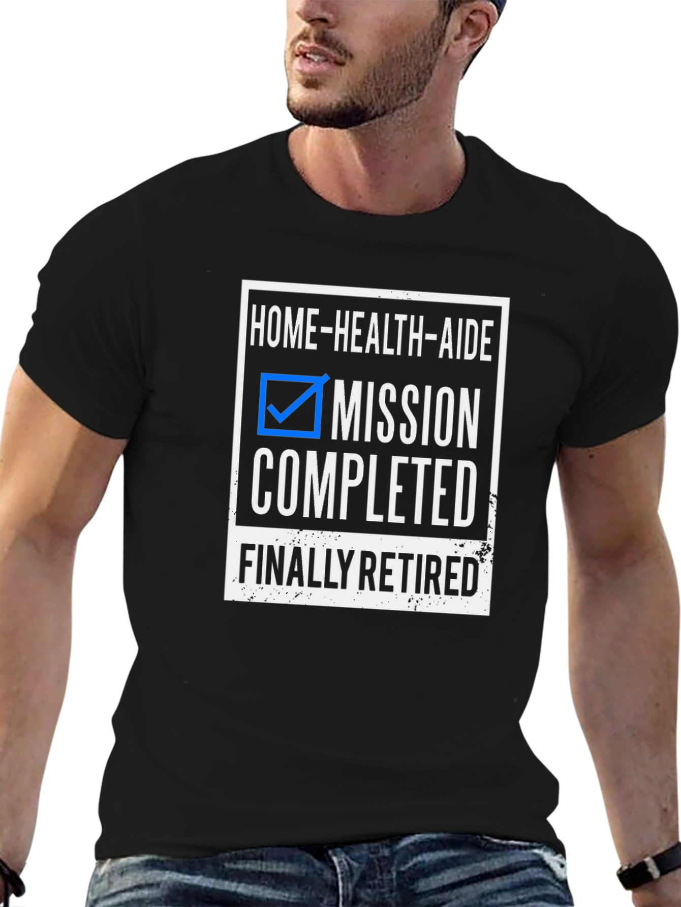 Home Health Aide Mission Completed Retirement T-Shirt