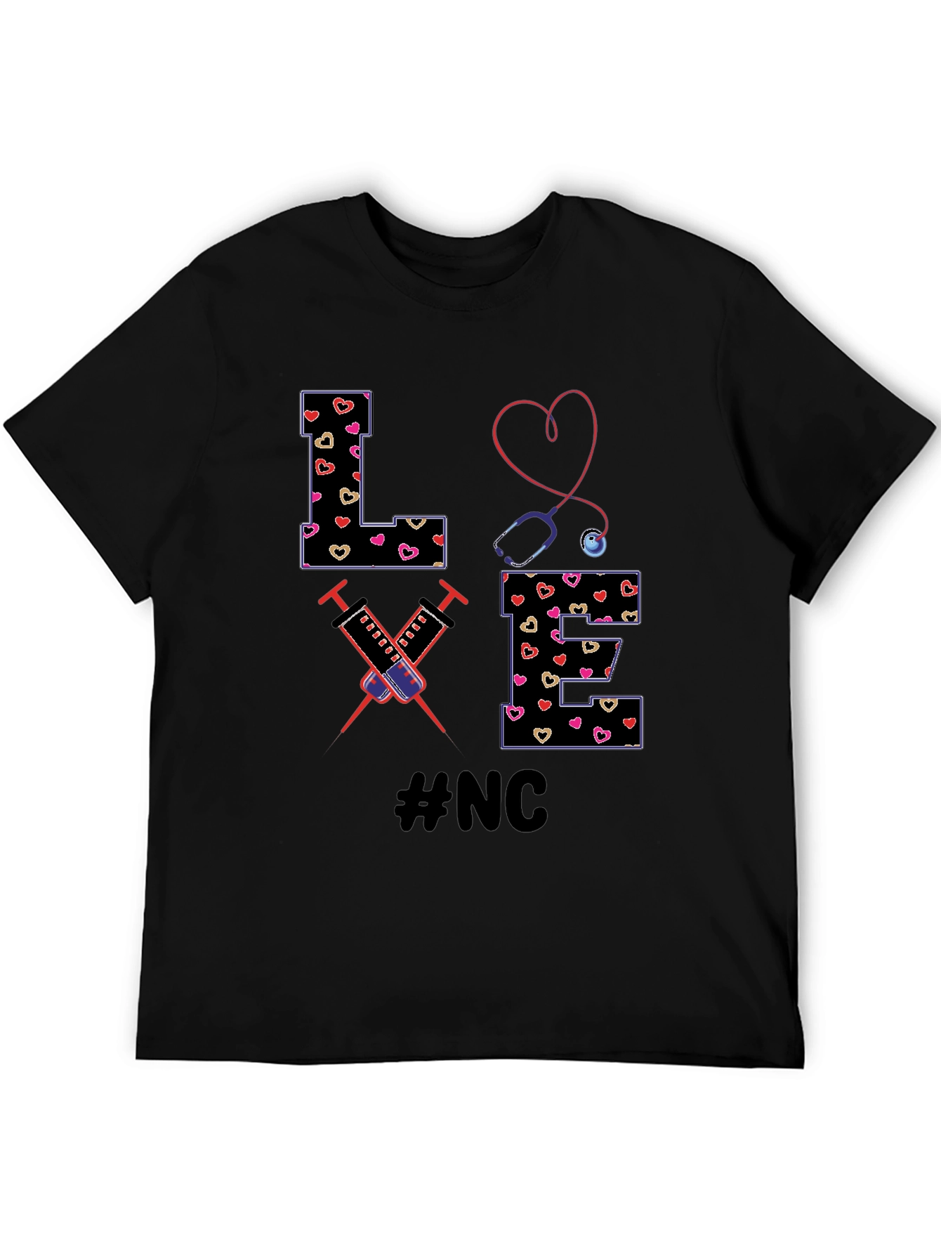 Nurse Love T-Shirt - #NC Design