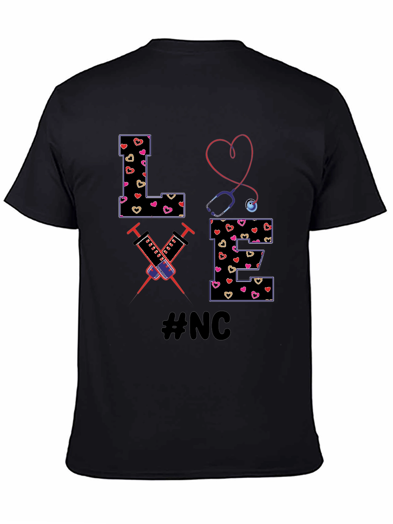 Nurse Love T-Shirt - #NC Design
