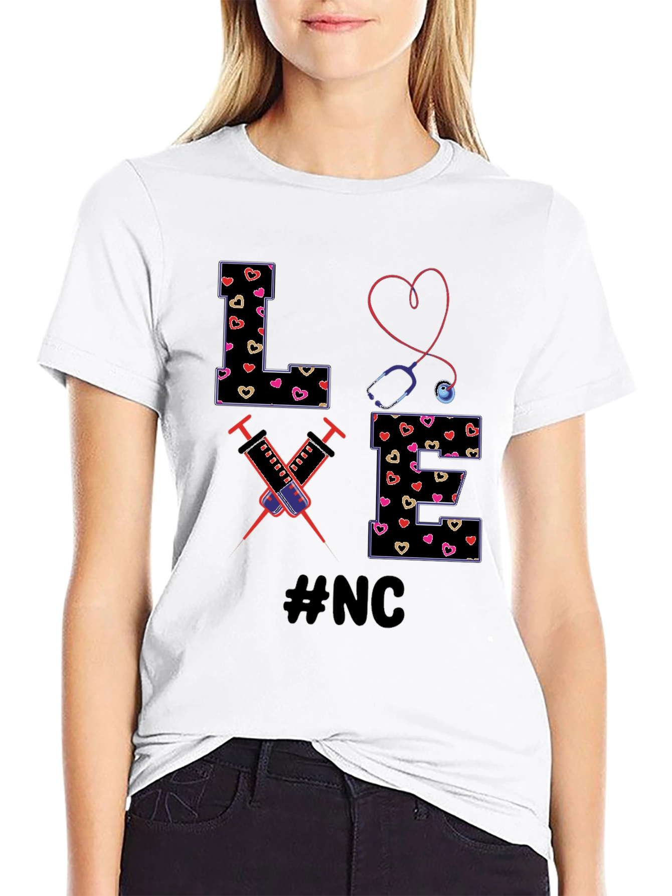 Nurse Love T-Shirt - #NC Design