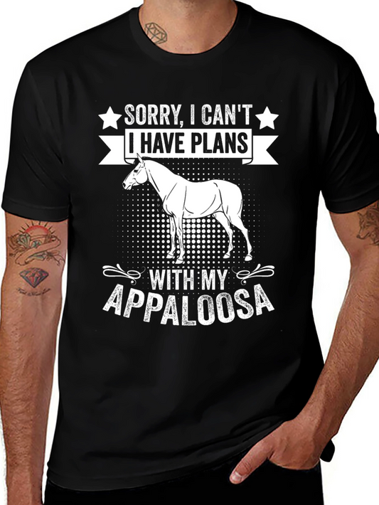 Appaloosa Horse Graphic Tee - Sorry I Cant Plans T-Shirt