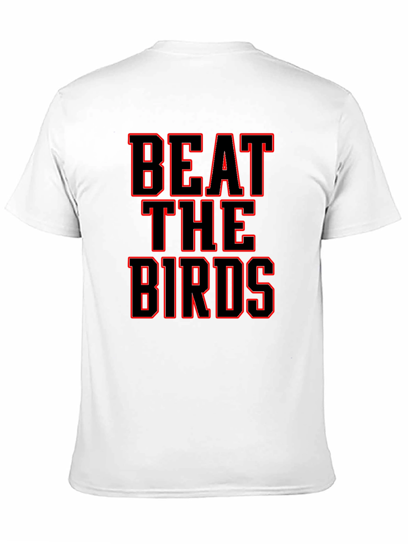 Beat The Birds Black T-Shirt