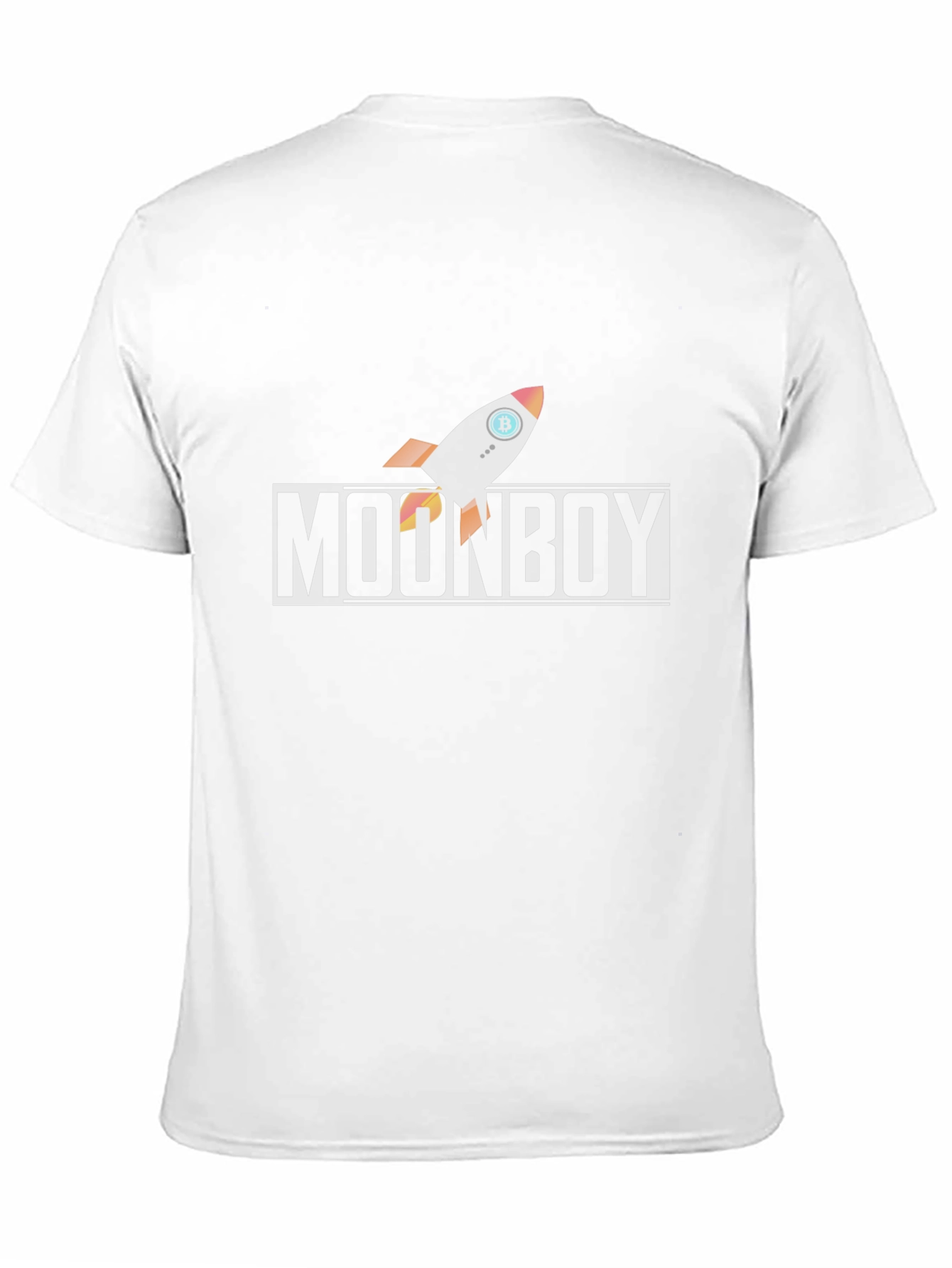Moonboy Bitcoin Rocket Black T-Shirt